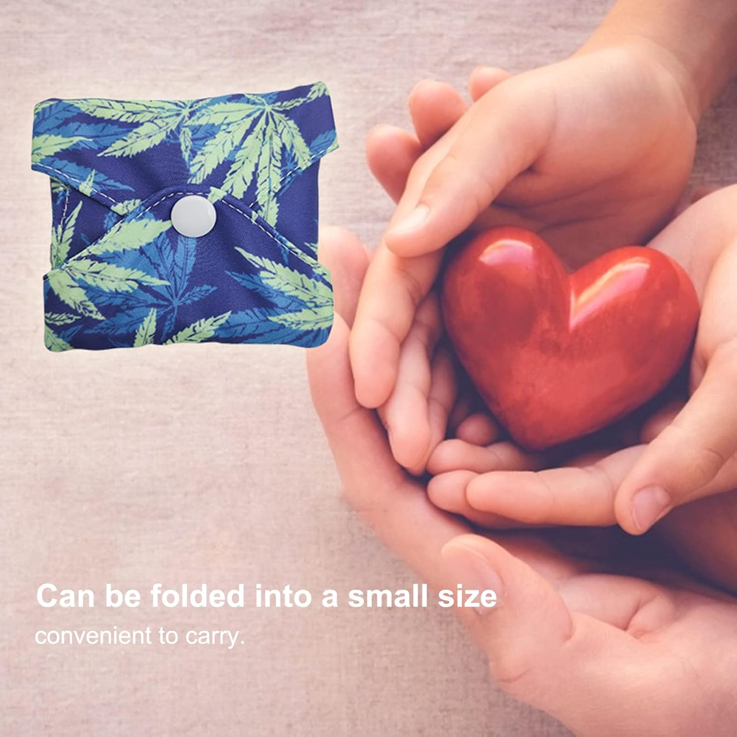 Reusable Cloth Sanitary Pads For Women (4 Pc  Set) Wukusy