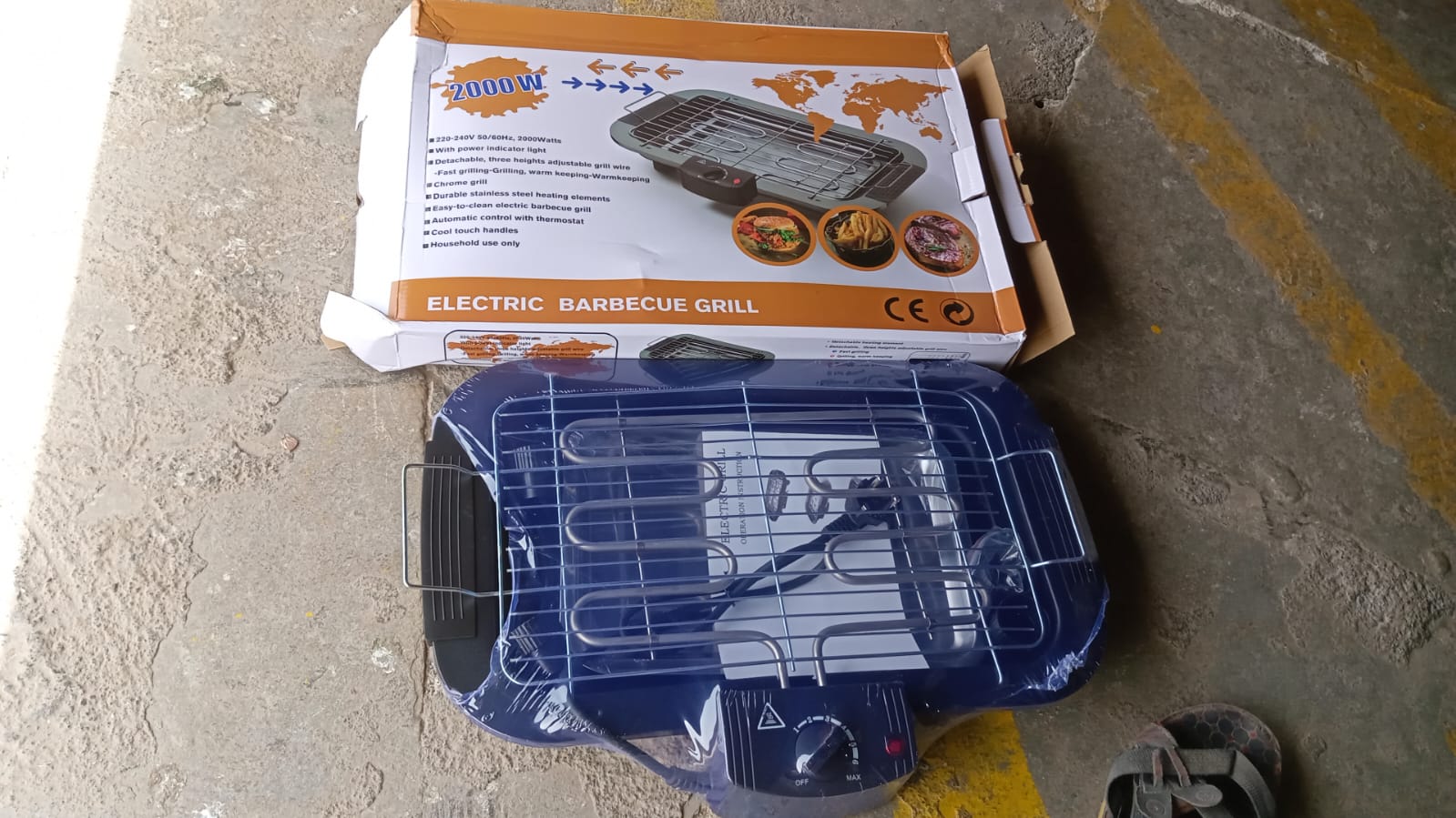 Electric Barbecue Grill 2000w (1 Pc) Wukusy