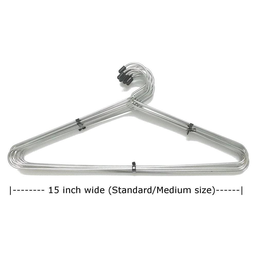 230 Stainless Steel Cloth Hanger (12 Pcs) Wukusy