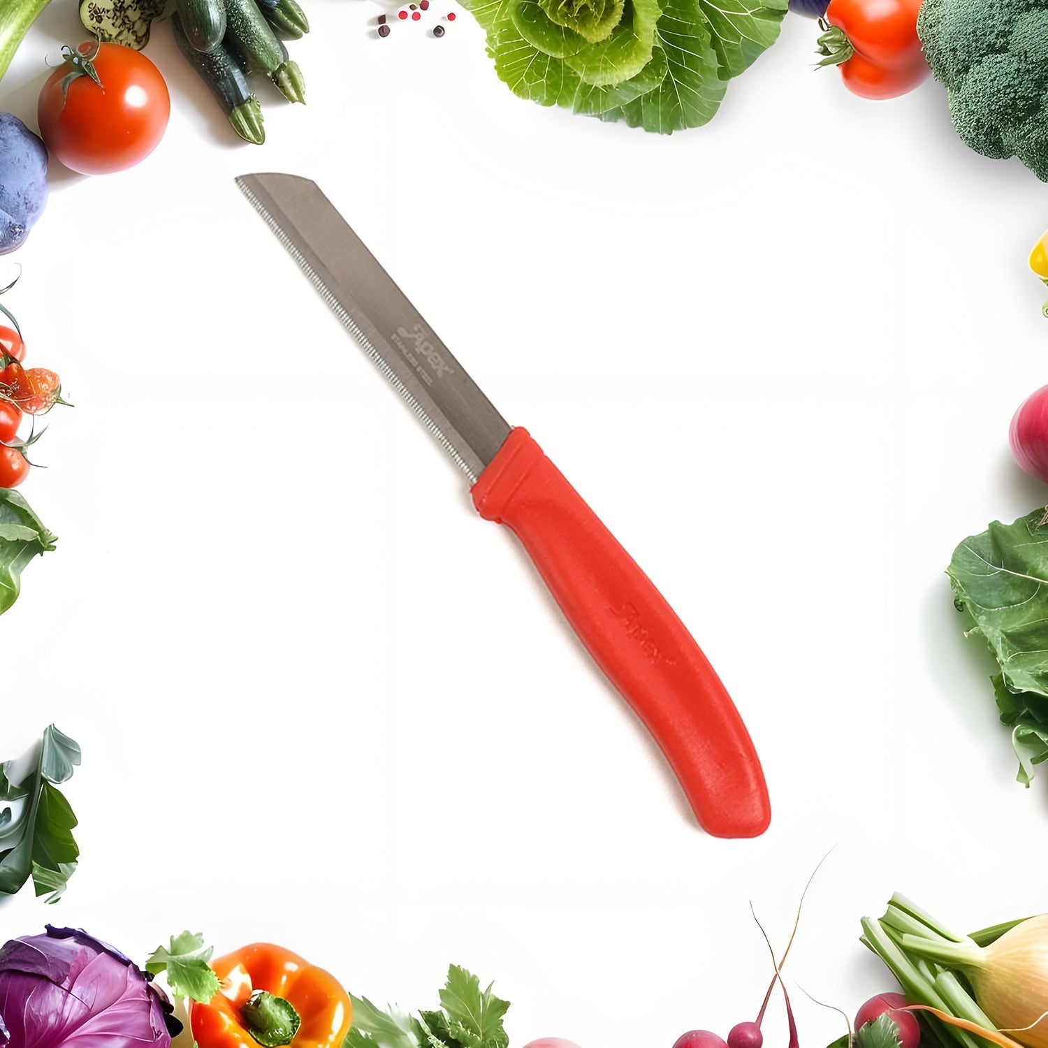 Apex 3-piece Stainless Steel Kitchen Knife And Peeler Set Wukusy