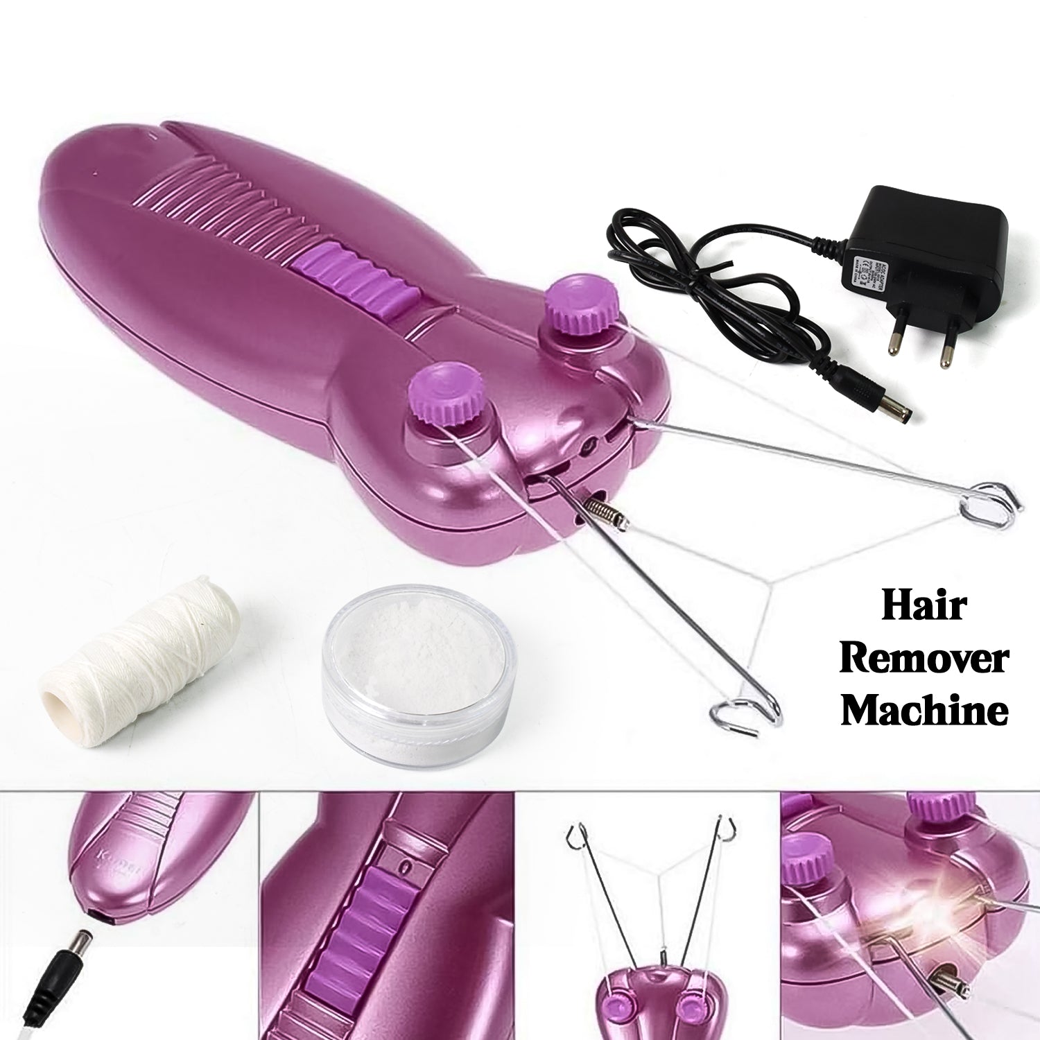 Electric Facial Hair Remover Machine (1 Set) Wukusy