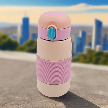 Insulated Stainless Steel Bottle With Rubber Grip (420 Ml) Wukusy