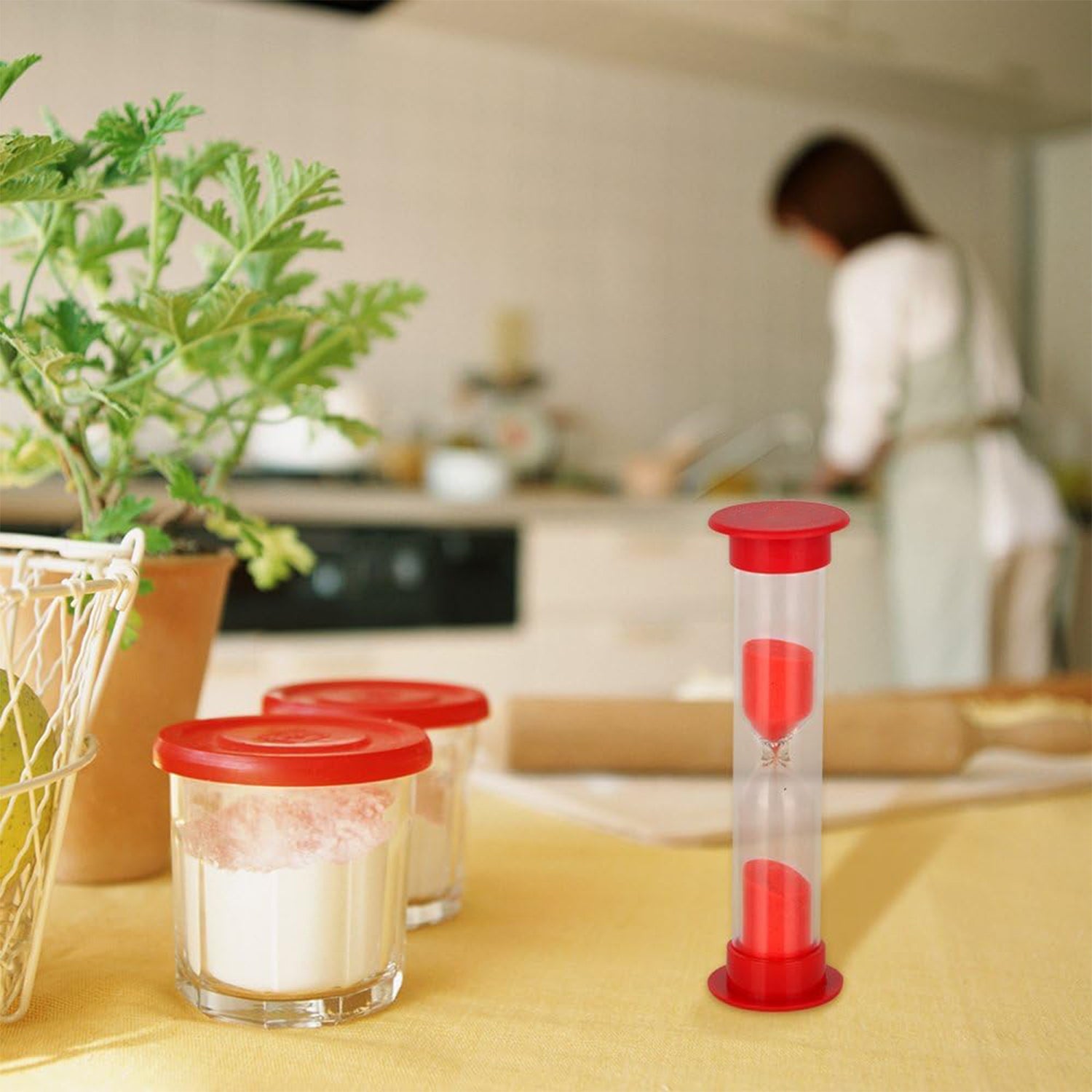 8756 Sand Timer Plastic Hourglass Sand Glass Toy Sand Clock For Kitchen Office School And Brushing Teeth For Bathroom Timer Clock Children Hourglass Sand Glass Toothbrush Household Sand Clock (3 Min Approx  5 Pc) Wukusy