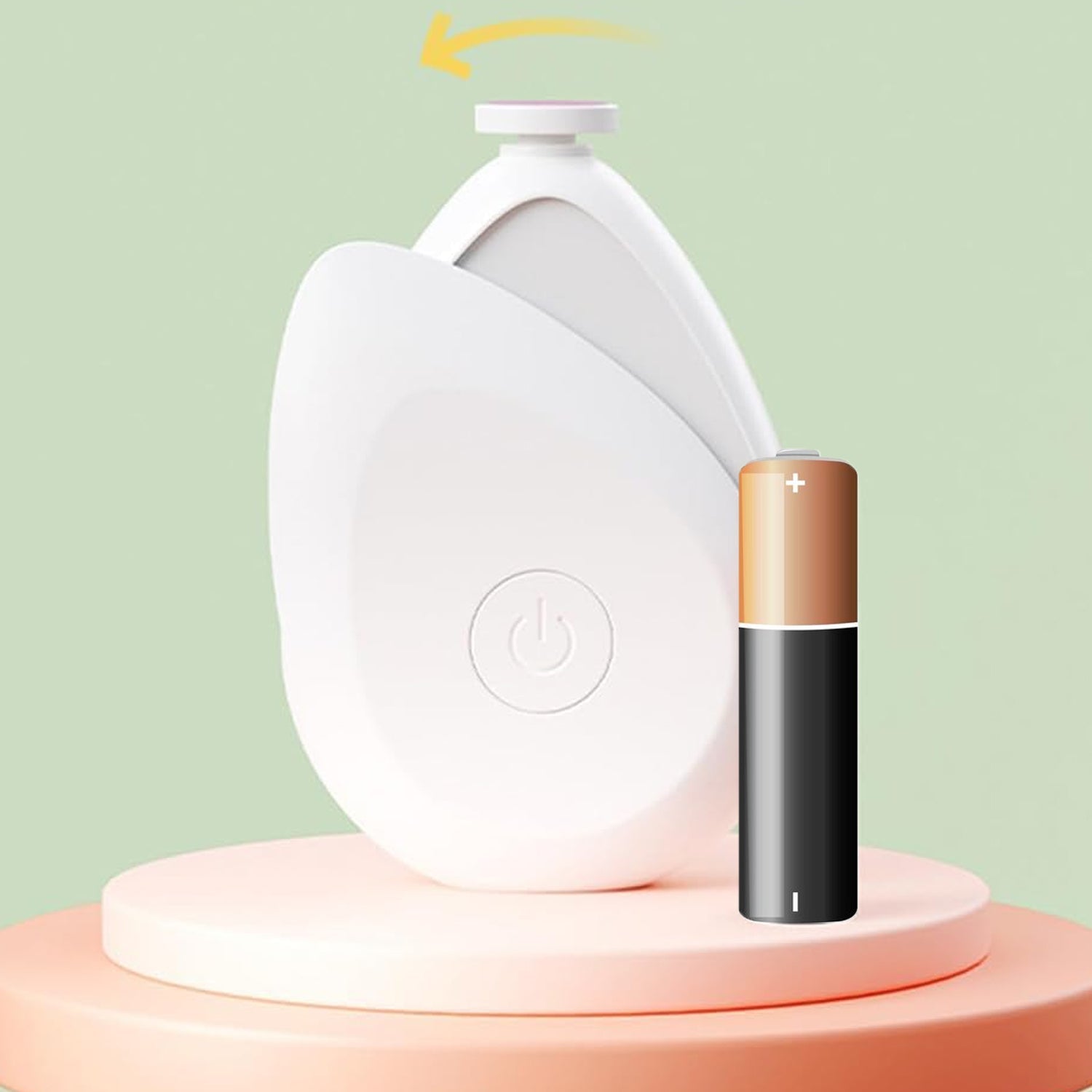 Baby Electric Nails Grinder Kits Safe (1 Pc  Mix Color  With 4 Grinding Heads) Wukusy