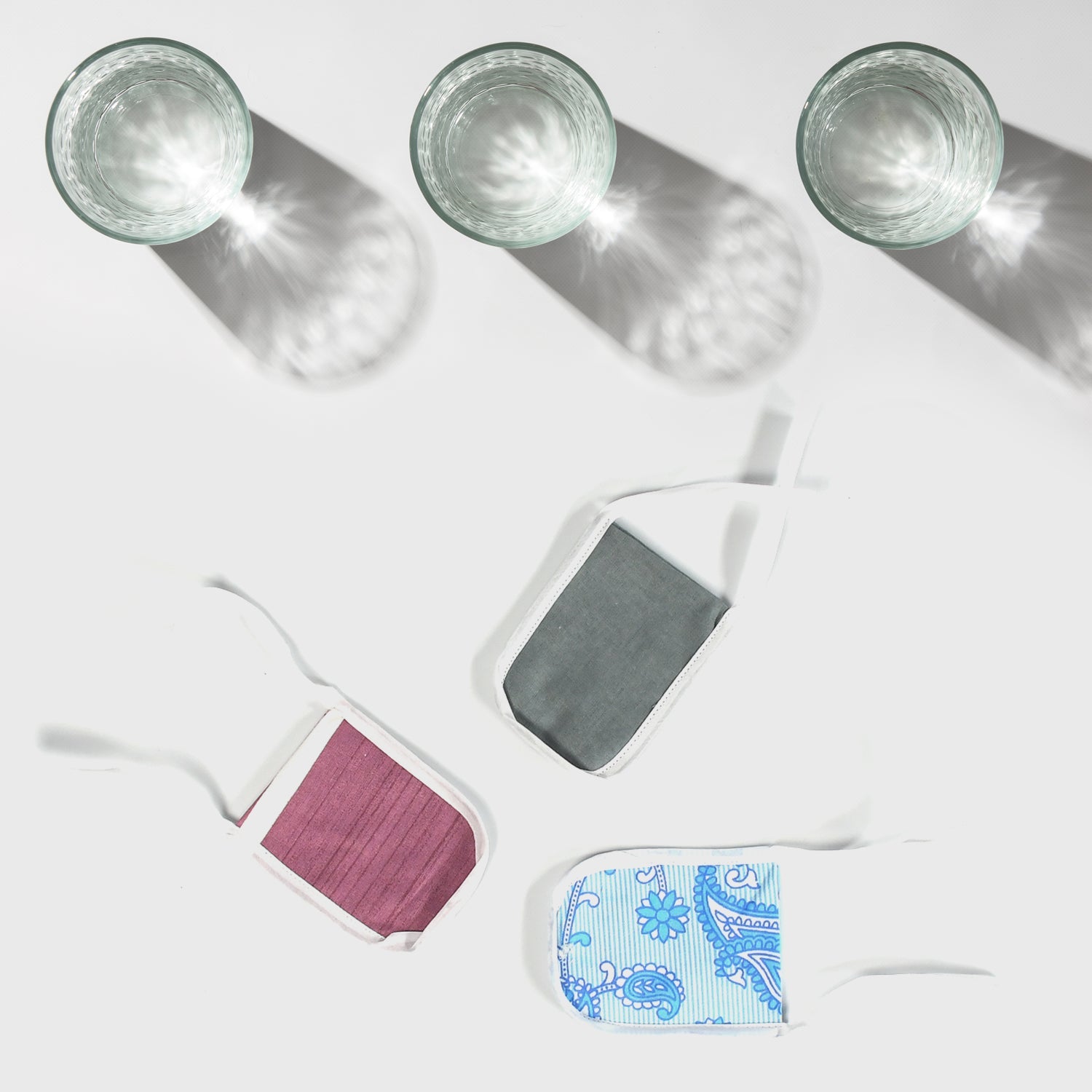 4682 Cotton Water Filter Non Plastic Water Filter Covers Double Layered Cotton Reusable Water Filter For Home  Office   Multiuse Cover Wukusy