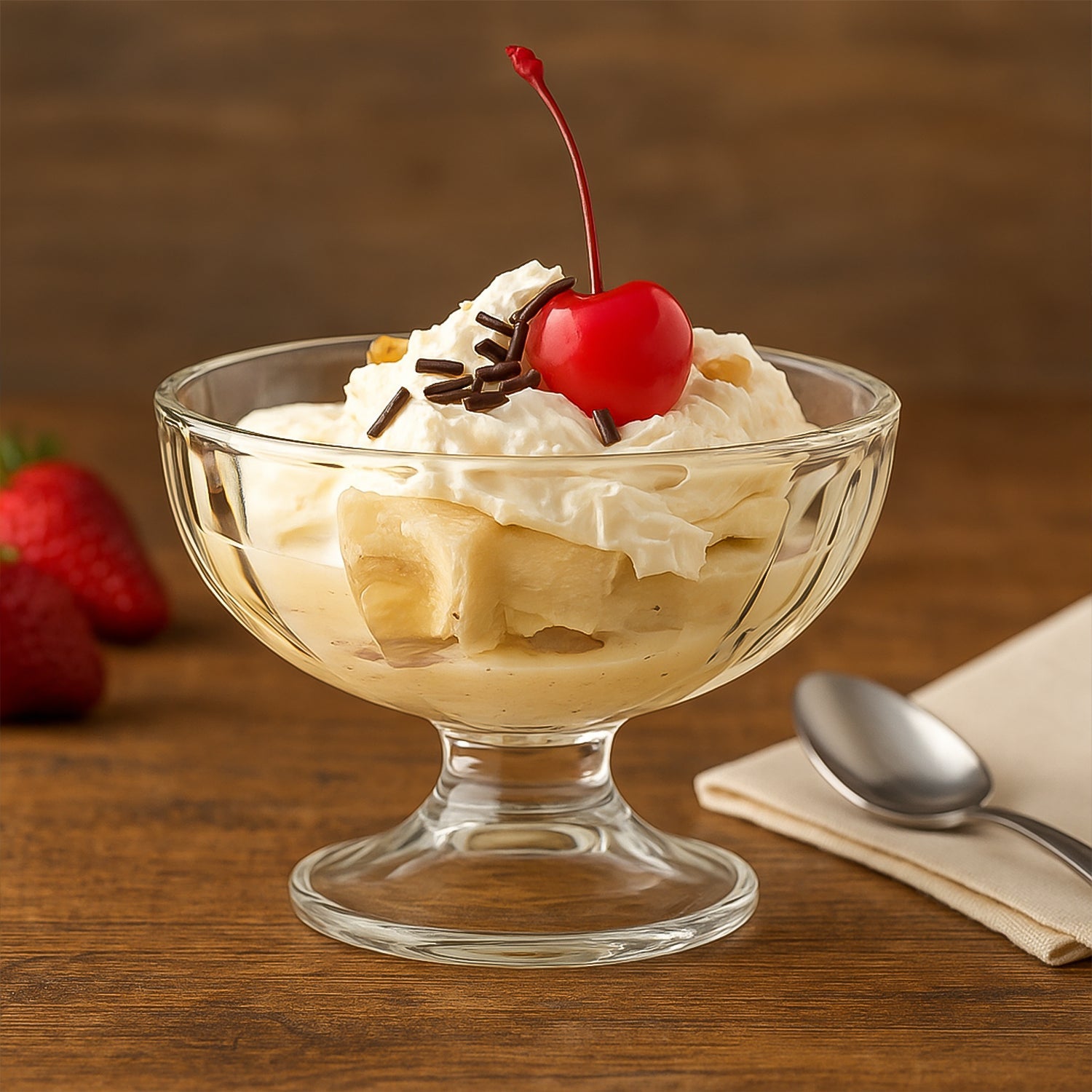 Premium Glass Ice Cream Dessert Bowl 6 Pc Set Wukusy