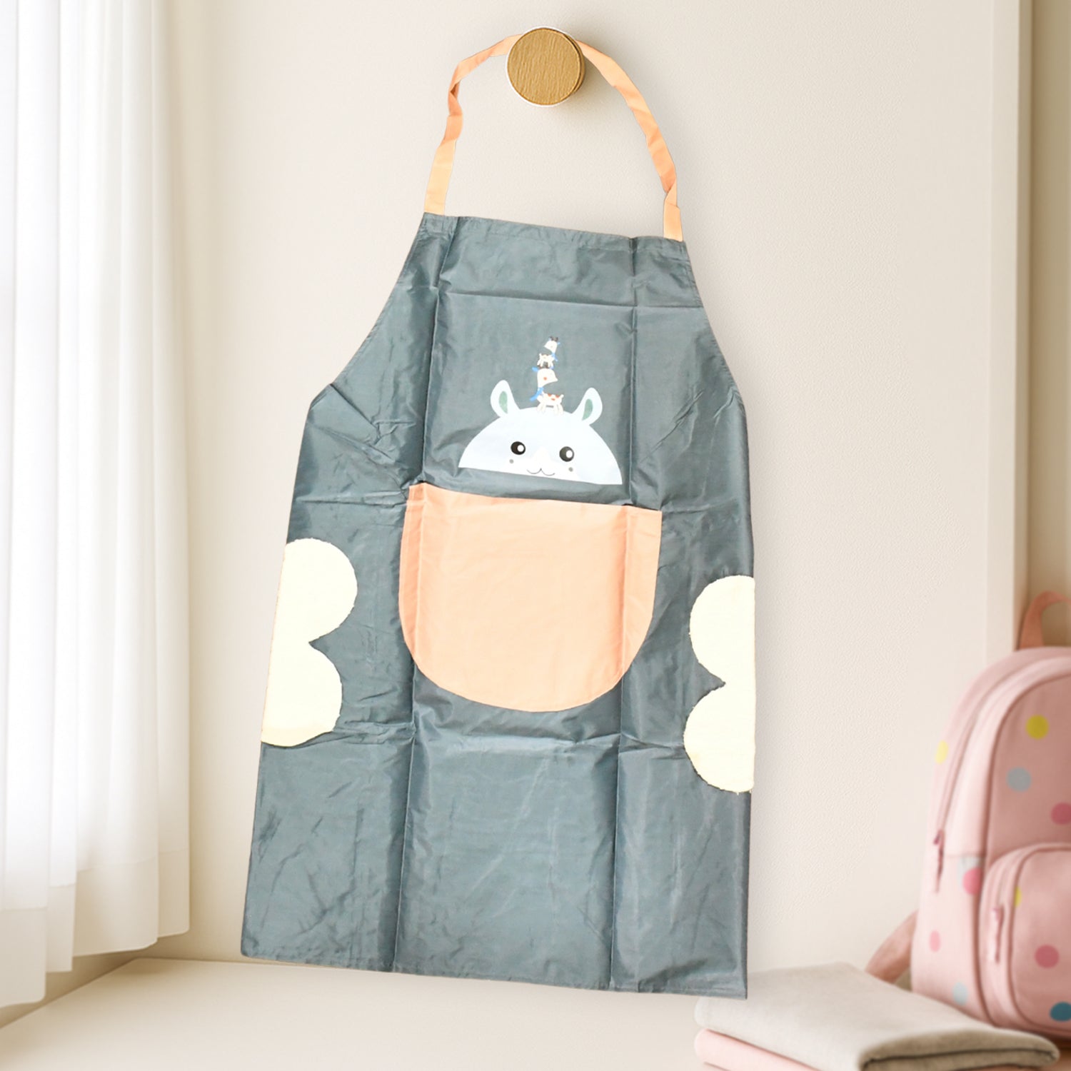 Cute Cartoon Animal Design Kitchen Apron (1 Pc) Wukusy