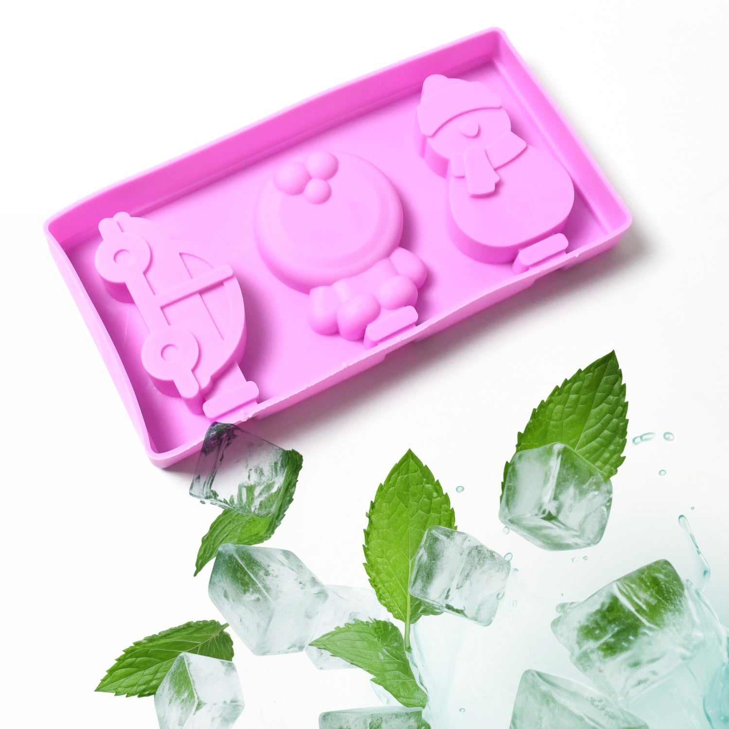8188 Silicone Popsicle Molds Reusable Ice Cream Molds With Sticks And Lids. A Must-have Popsicle Mold For Summer. Wukusy