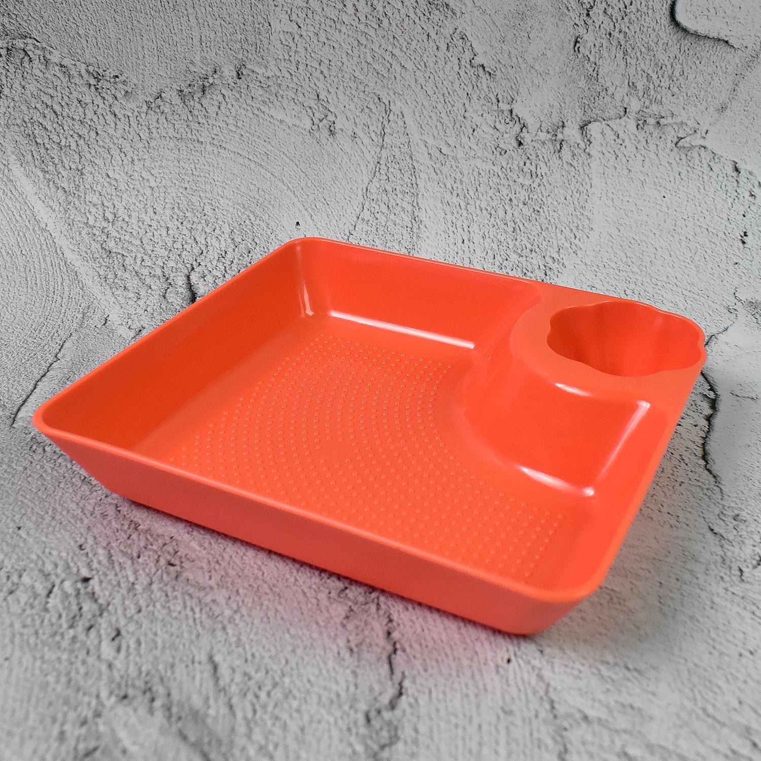 Plastic Plates With Dipping Saucer  Round Dip Part (1 Pc  1816 Cm  1 Pc) Wukusy