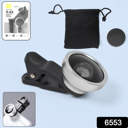 6553 Camera Lens External Phone Lens Phone Camera Lens Universal Ultra Wide Angle Beauty Function External Lens Camera Accessories For Take Pictures Most Android Smartphone Wukusy