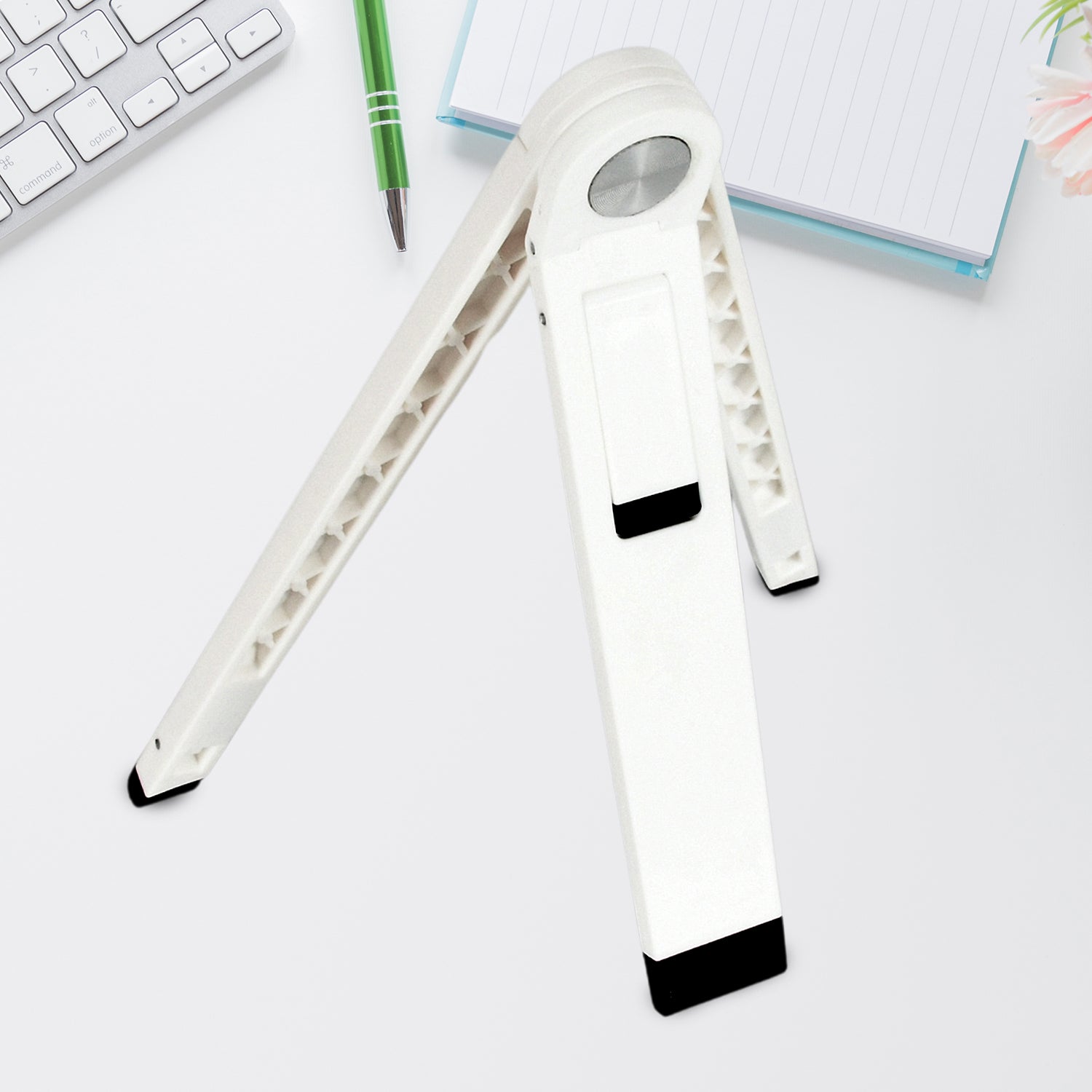 Slim Tablet Mobile Stand Adjustable Foldable Tablet Stand Scaffold (1 Pc) Wukusy