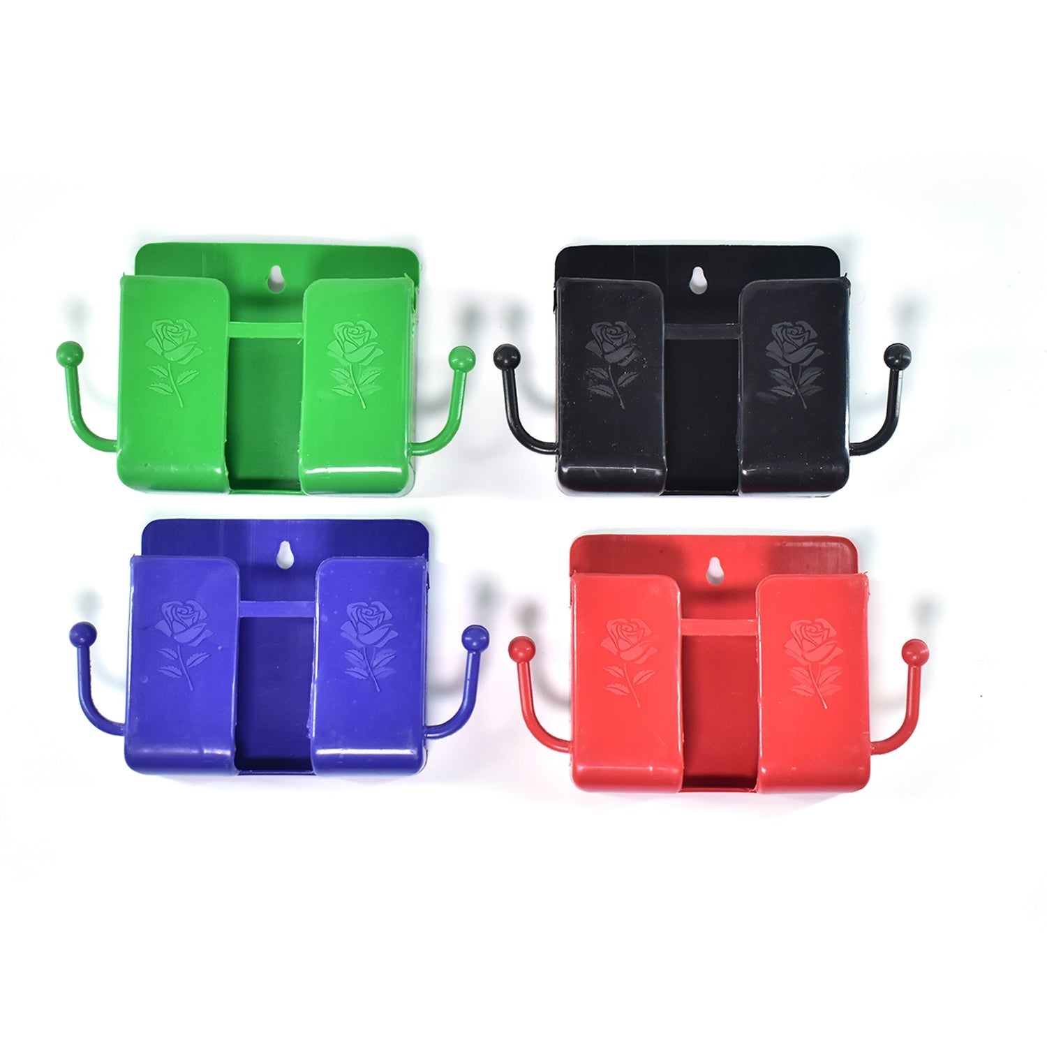 6201a Wall Mounted Storage Boxremote Storage Organizer Case With 2 Side Hanging Hooks. Wukusy