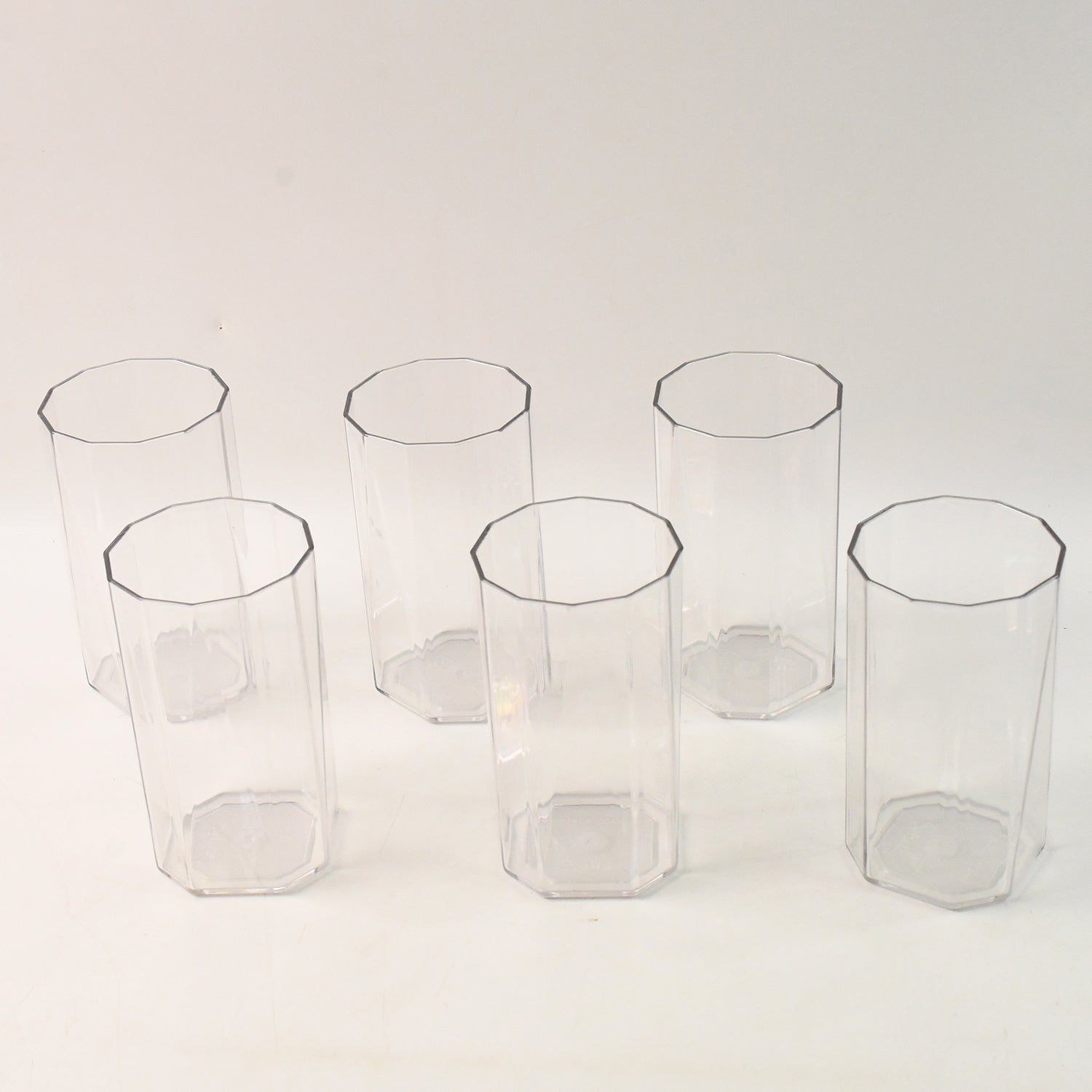 Apex Merino N Glass Unbreakable Plastic Drinking Glass Set (6pc300ml) Approx Wukusy