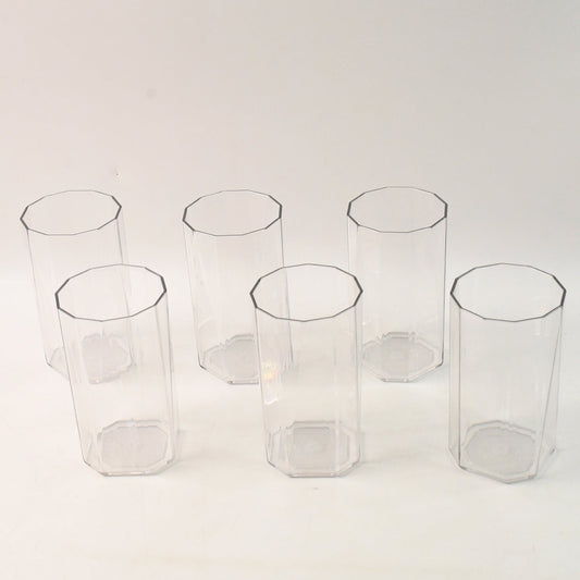 Apex Merino N Glass Unbreakable Plastic Drinking Glass Set (6pc300ml) Approx