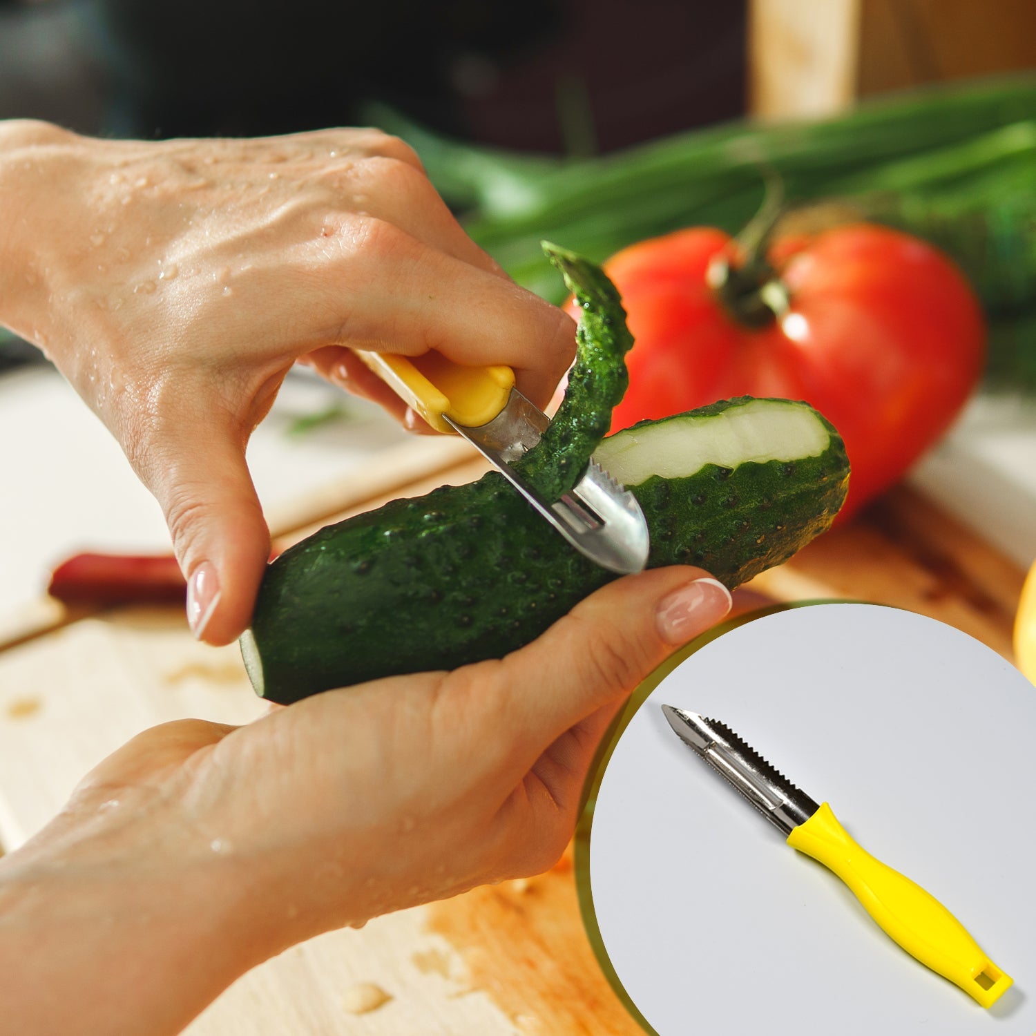 8134 Ganesh Stainless Steel Classic Peeler Wukusy