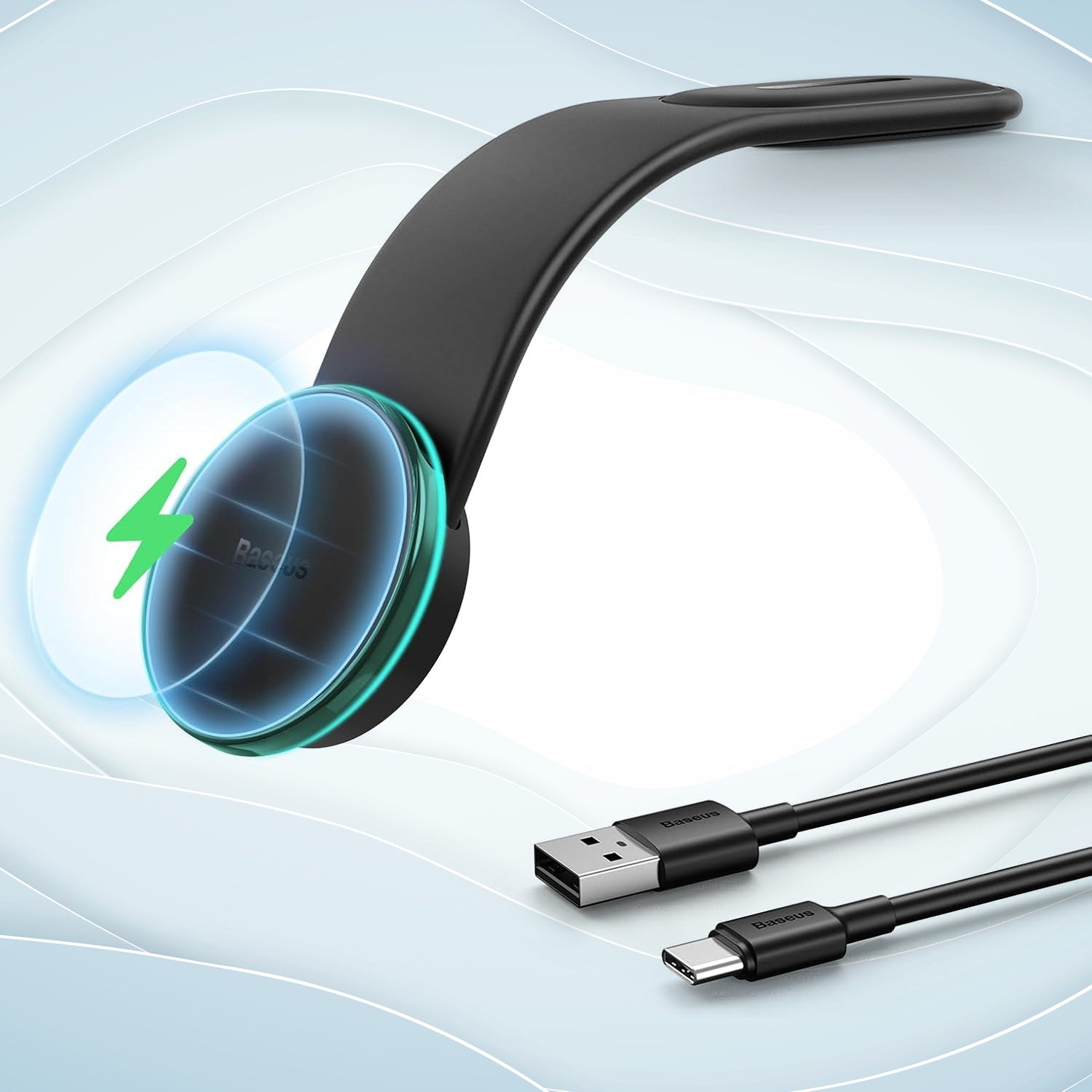 Car Mount Charger 15w Wireless Car Charger Phone Holder (1 Set) Wukusy