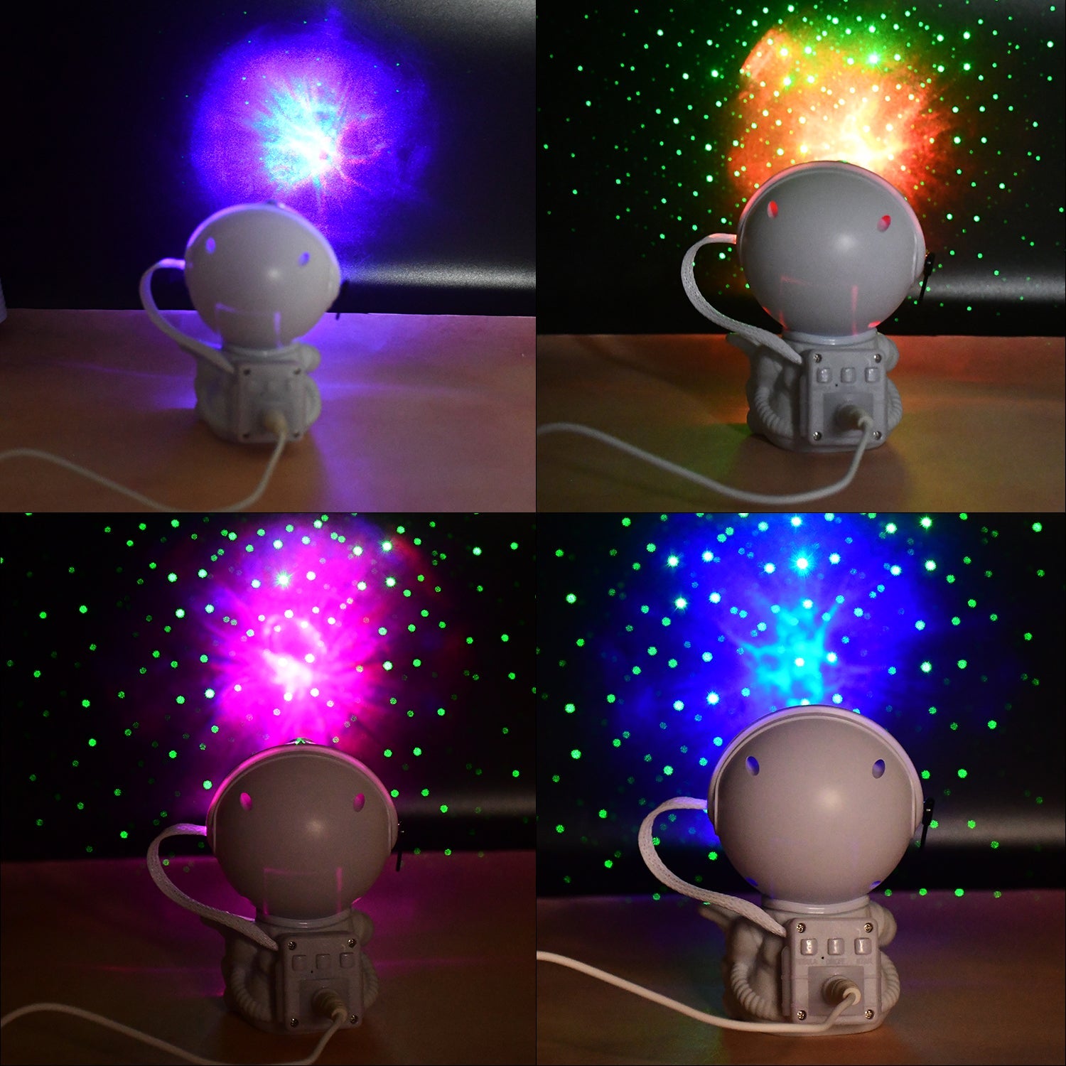 Astronaut Film Projector Night Light  360° Rotating Galaxy Star Nebula Lamp with 12 Patterns & Adjustable Brightness | Kids Bedroom, Party & Home Décor | #Astronaut projector, #galaxy projector lamp Wukusy