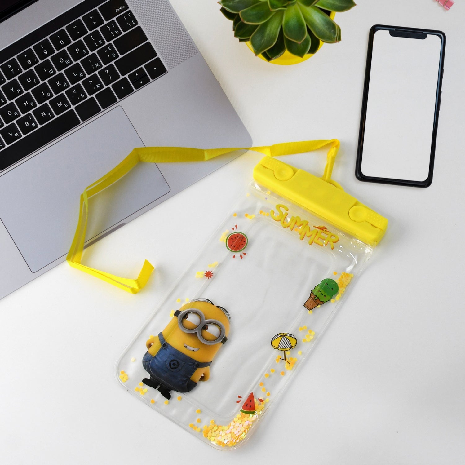 6388a Mix Color Dust Proof Rain Pouch Waterproof Plastic Mobile Cover With Belt Waterproof Phone Pouch Large Phone Waterproof Case Underwater Dry Bag For All Android And Iphone Models Wukusy