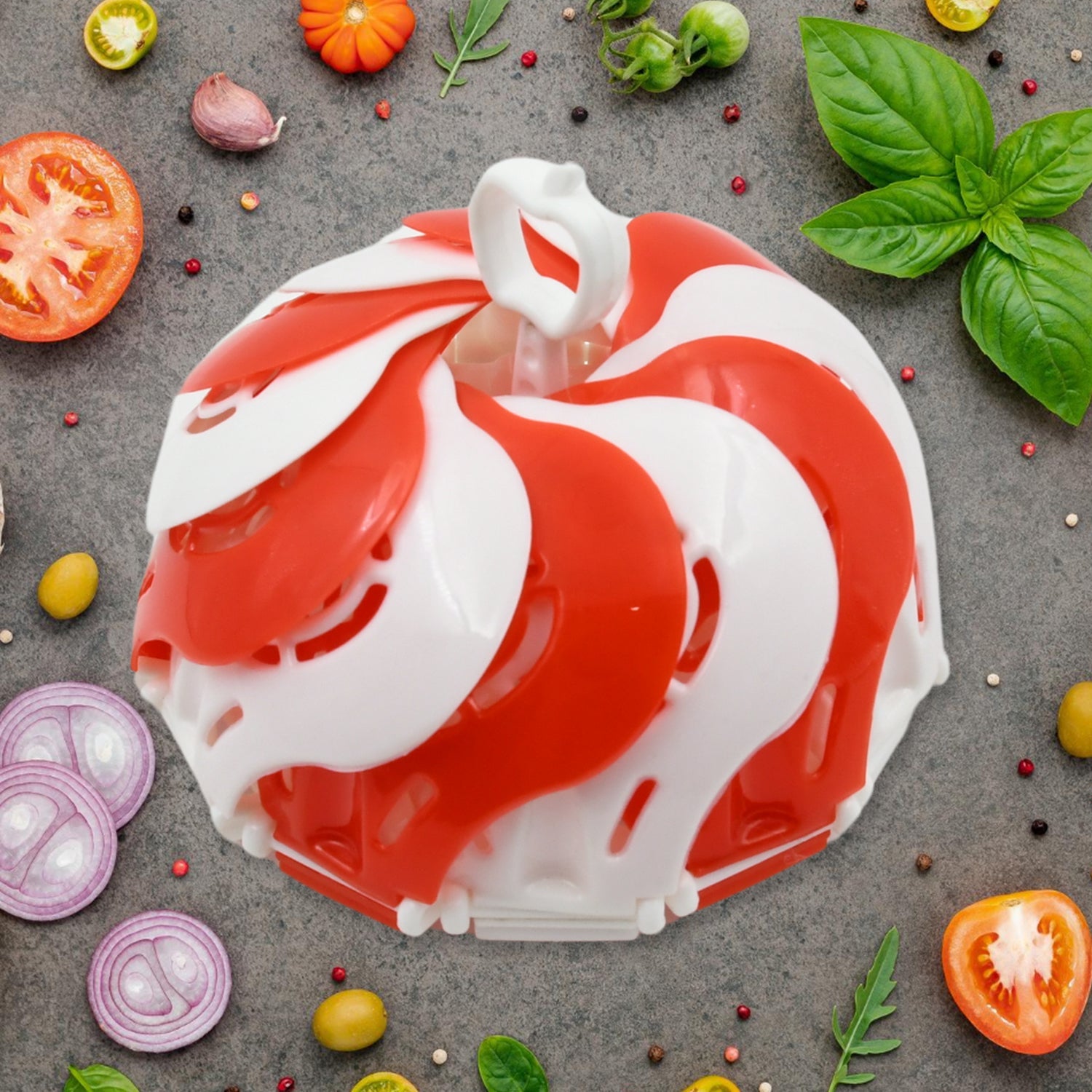 2611 Folding Fruit Basket  Foldable Basket  Fruit Bucket Basket With Hanging Stand  Fruit And Vegetables Basket  Foldable Lotus Shape Basket Tray For Multi-use (1 Pc) Wukusy