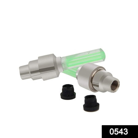 0543 Led Flash Light Lamp Tyre Wheel Valve Sealing Caps Wukusy