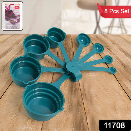 Apex 8-piece Measuring Spoons And Cups Set Wukusy