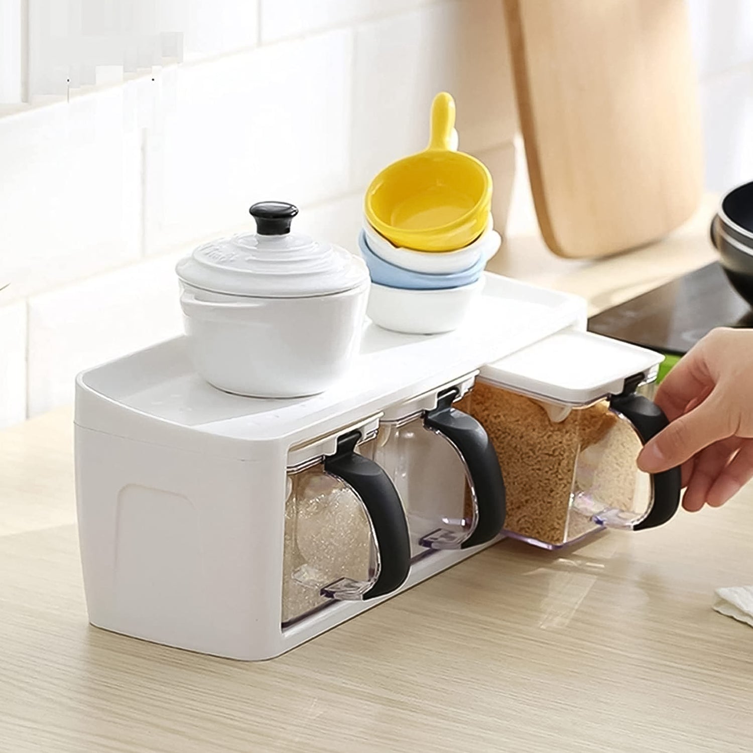 Grinss Modular Spice Storage Box Set (3 Pc) Wukusy