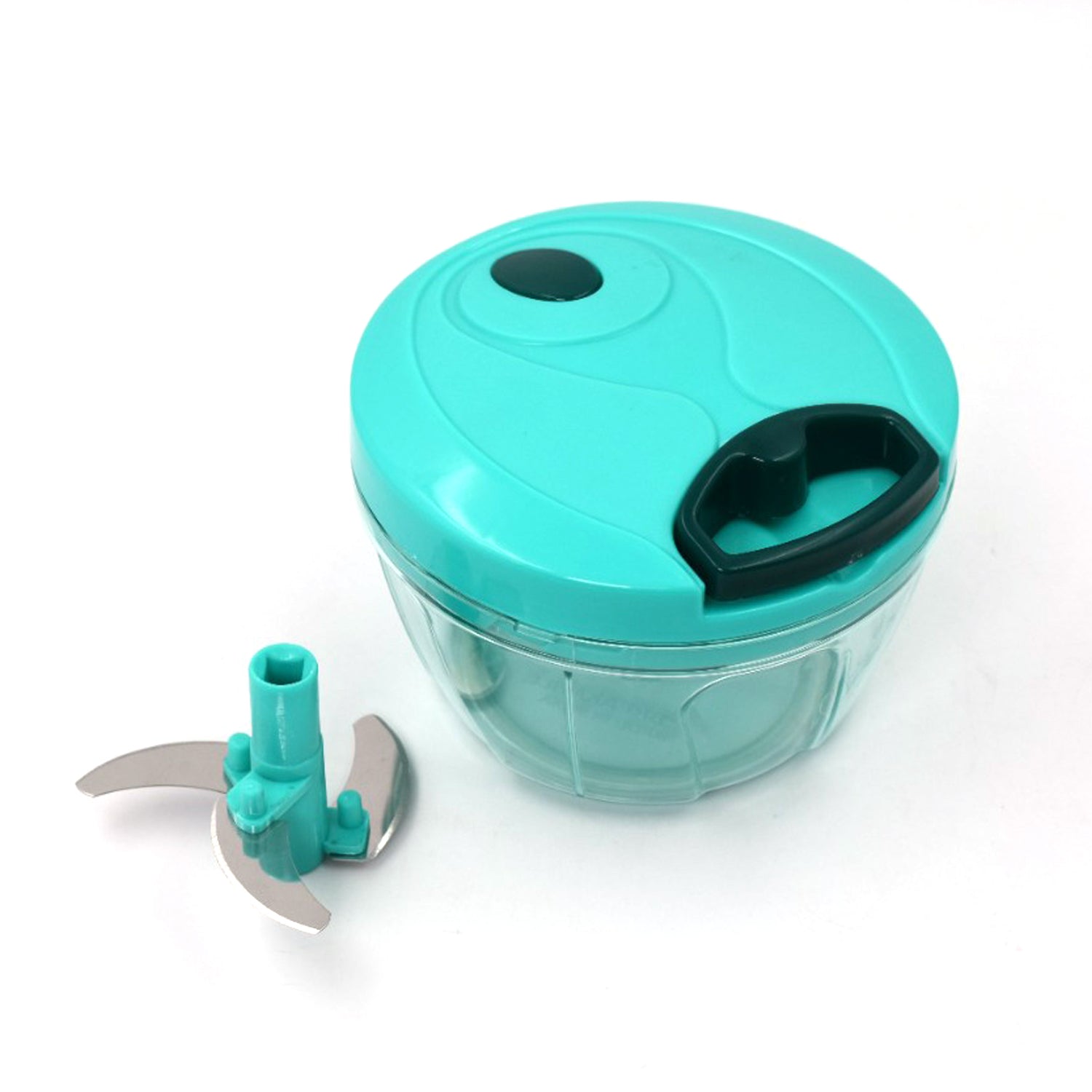 5959 Handy Mini Plastic Vegetable Chopper Cutter Onion Chopper Vegetables For Kitchen Accessories With 3 Blades Wukusy