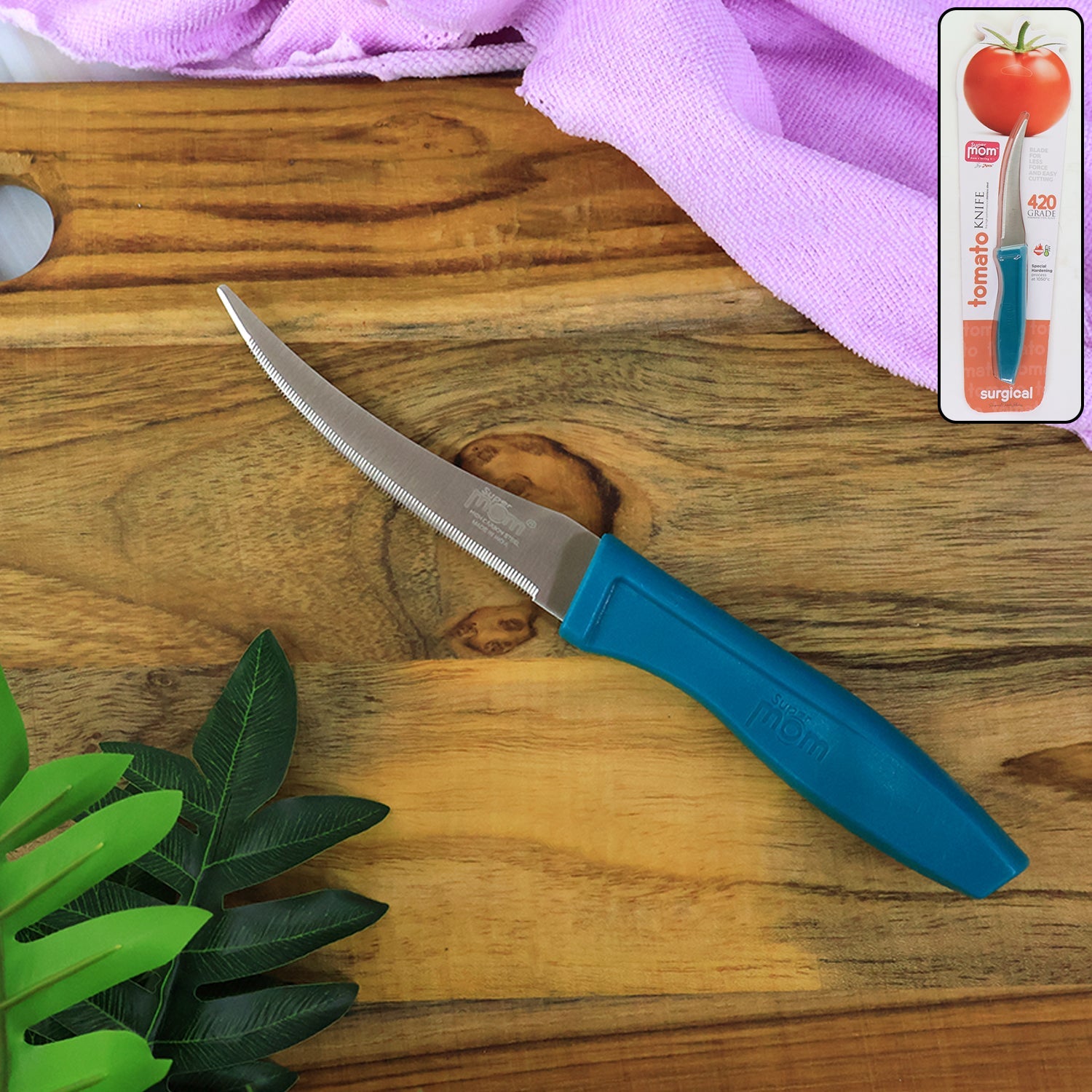Supermom Premium Stainless Steel Tomato Knife (1 Pc) Wukusy