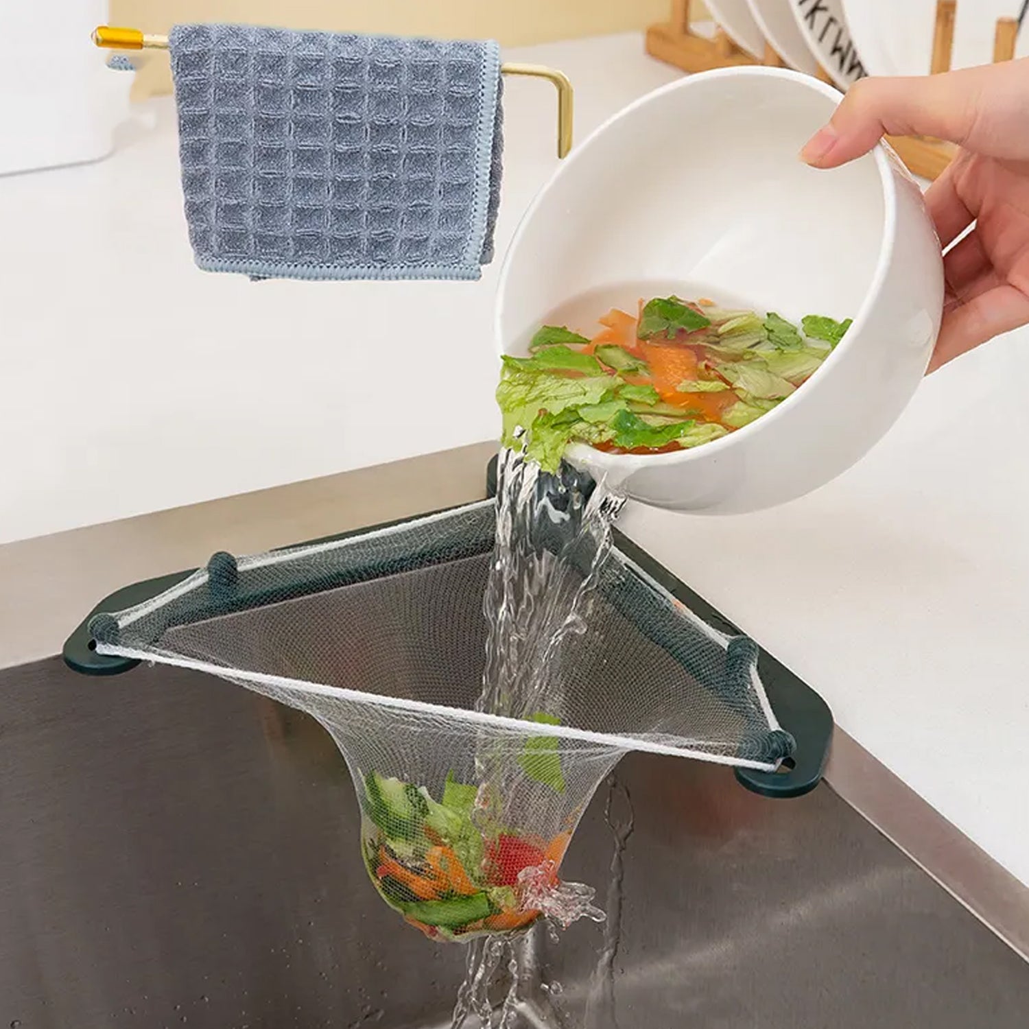 5923 Kitchen Sink Filter Basket Kitchen Sink Basket Kitchen Gadgets Practical Sink Strainer Kitchen Sink Drainer For Food Residue Hair Paper Scraps Wukusy