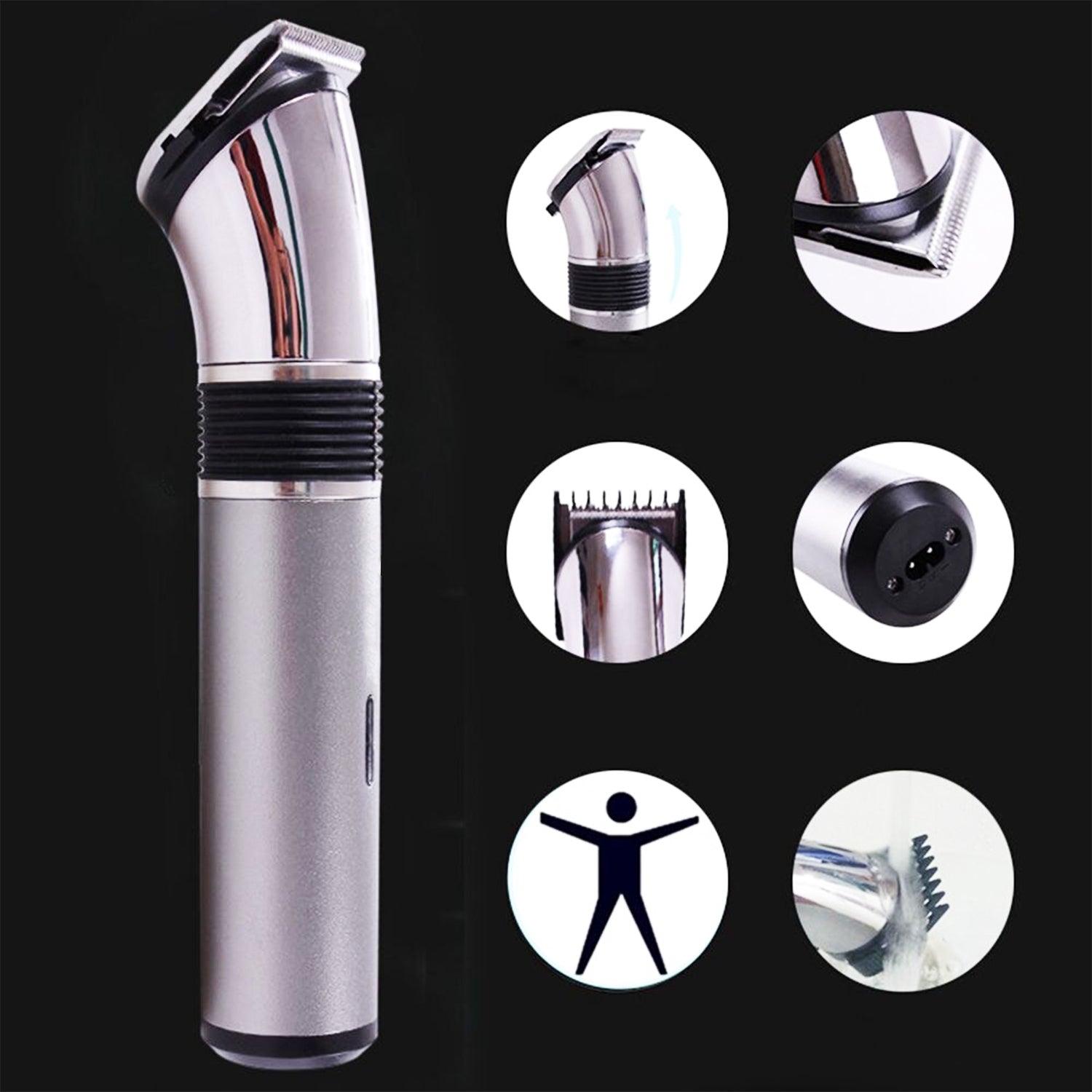 Orbit Rechargeable Hair Trimmer For Men (1 Pc) Wukusy