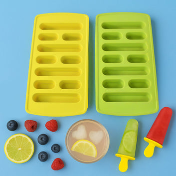 Plastic Ice Cube Tray Set (4 Pc)