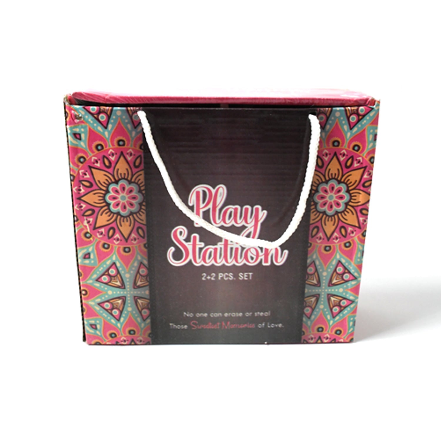 8229 Play Station Ceramic Tea  Cups  Mug Set With Handle Serving Bowl Milk Cup Coffee Cup Tea Cup Breakfast Cup Drinking Mug Or Outdoor For Household Gift For Birthday Wedding Party (4 Pcs Set) Wukusy