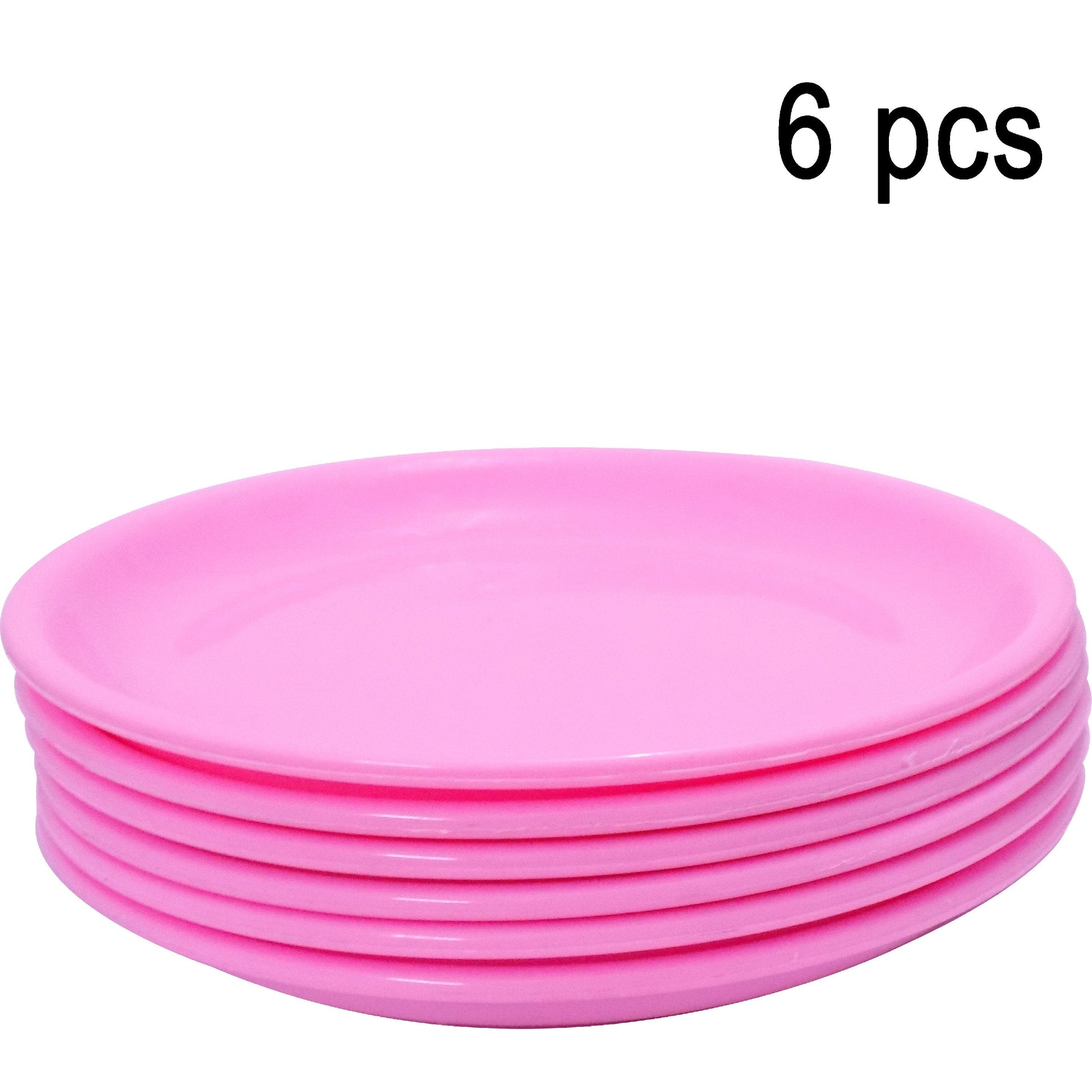 2185 Round Shaped Mini Soup Platesdishes - 6 Pcs Wukusy