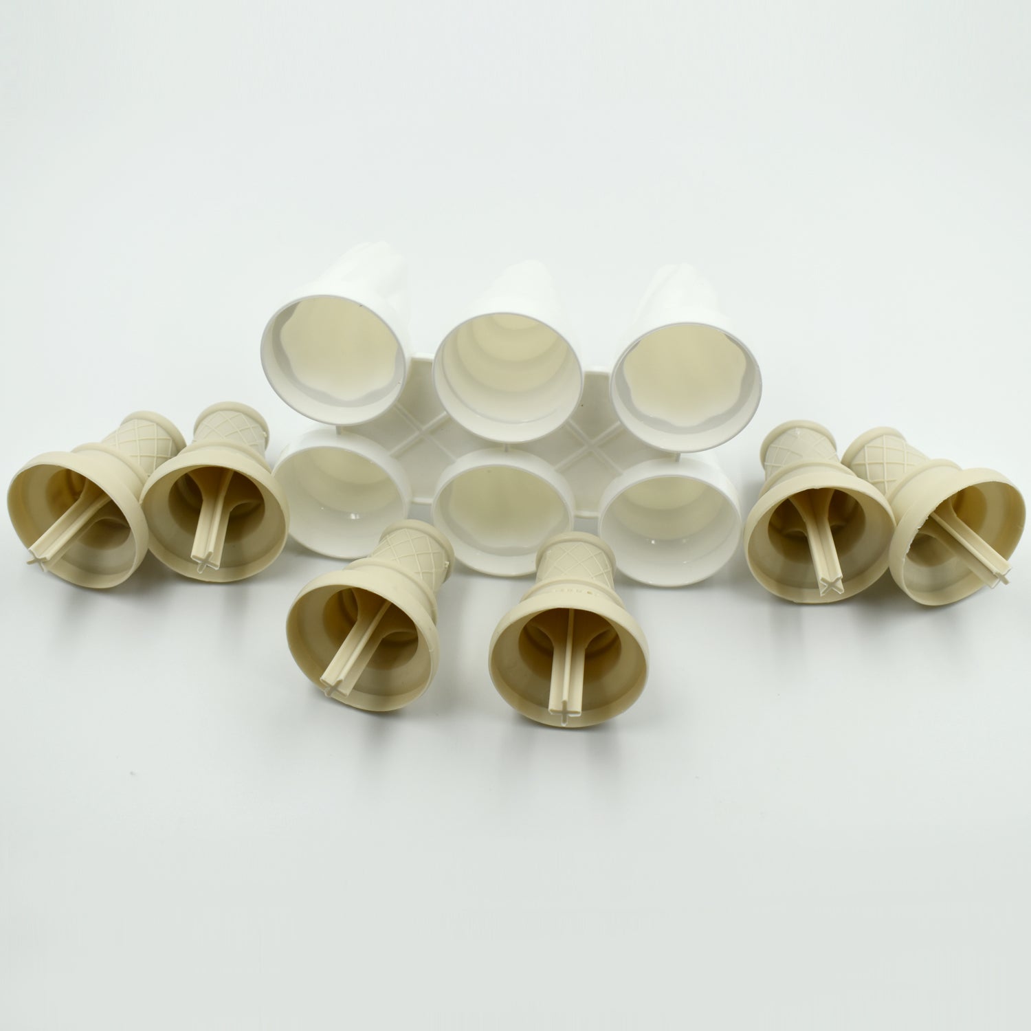 6304 6 Pc Ice Cream Mold Used For Making Ice-creams In All Kinds Of Places Including Restaurants And Ice-cream Parlours Etc. Wukusy