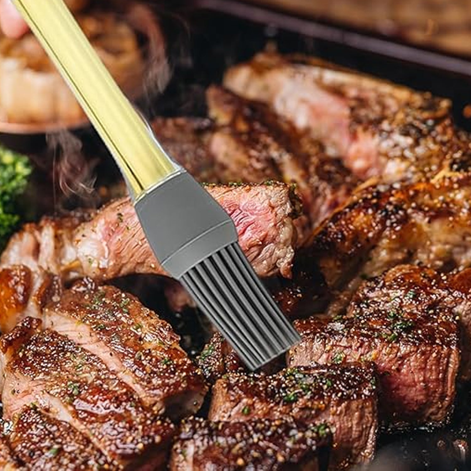 Silicone Oil Brush Pastry Brush Oil Cooking Brush (1 Pc) Wukusy