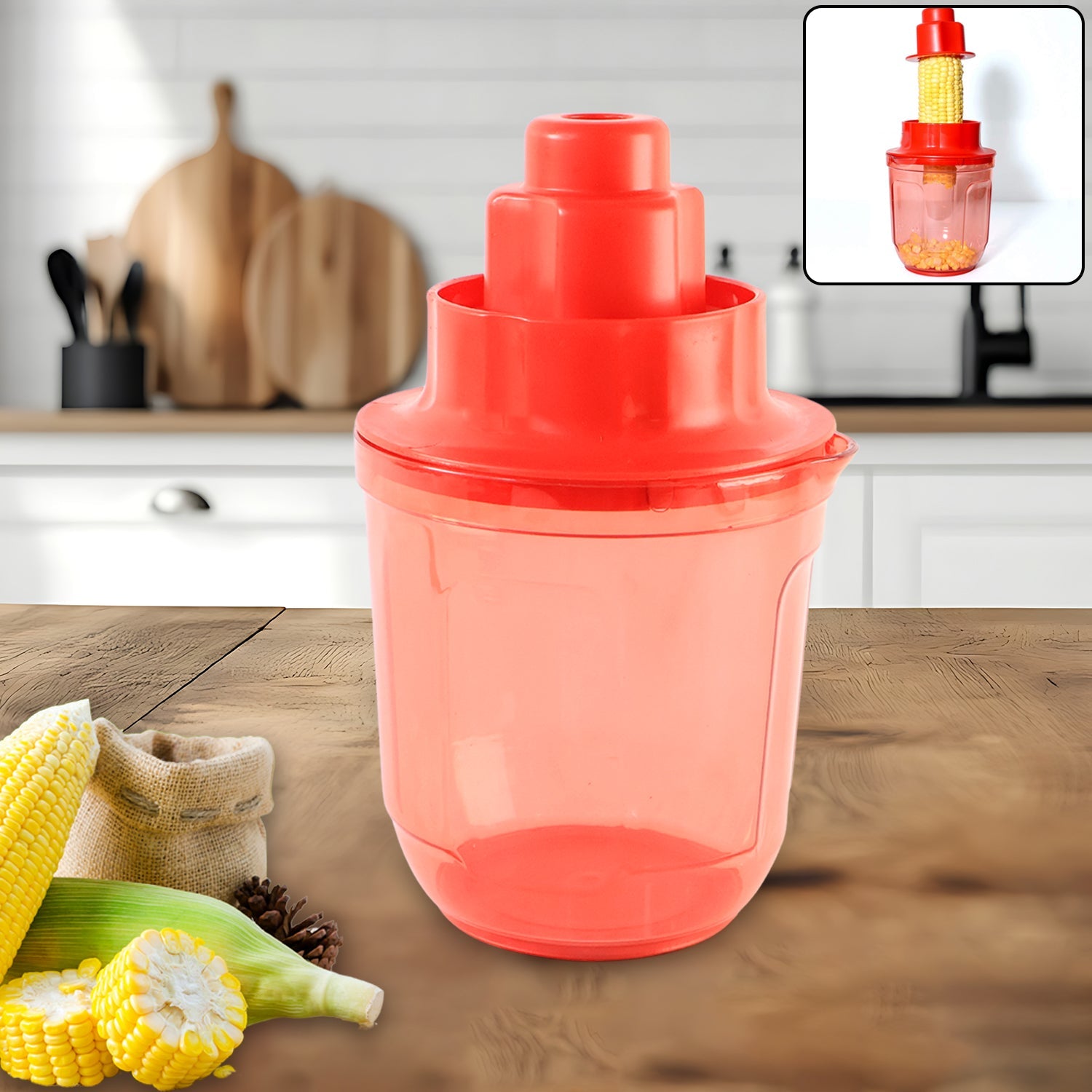 Supermom Corn Cutter With Steel Blades (1 Pc) Wukusy