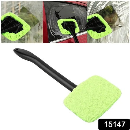 Windshield Clean Car Glass Cleaner Wiper With Microfiber Cloth (1 Pc  38 Cm Long) Wukusy