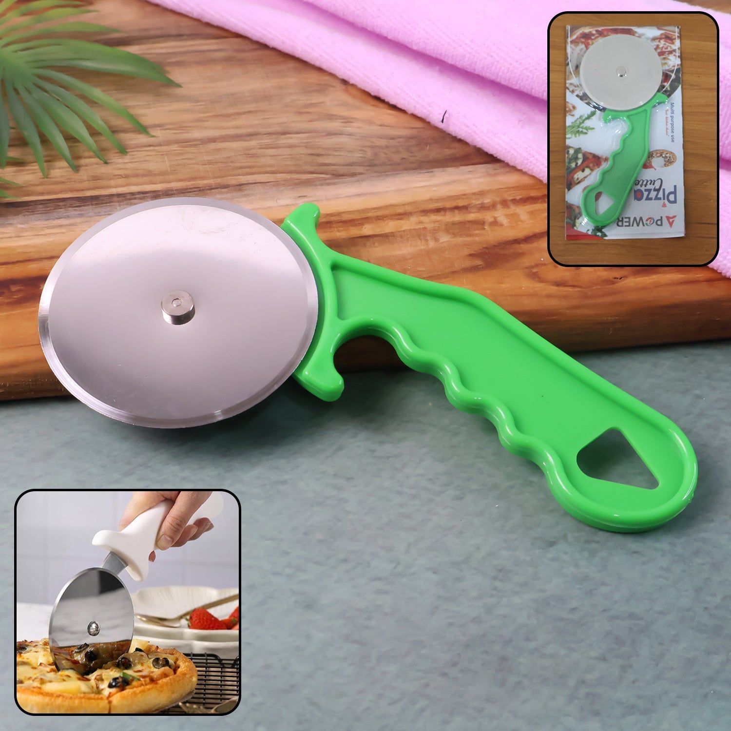 631 Stainless Steel Pizza Cutterpastry Cuttersandwiches Cutter Wukusy