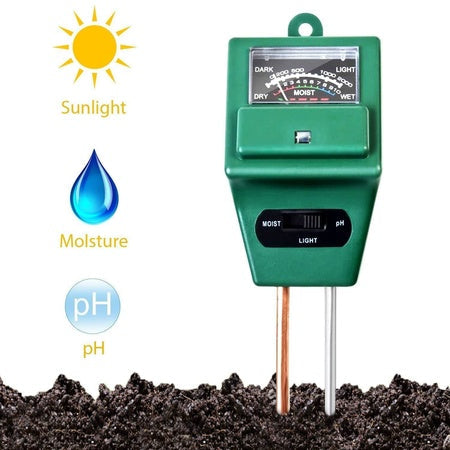 605 -3 Way Soil Meter (Ph Testing Meter) Wukusy