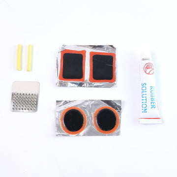 Bicycle Tire Repair Kit Puncture Repair Set With Adhesive Portable Tools Wukusy
