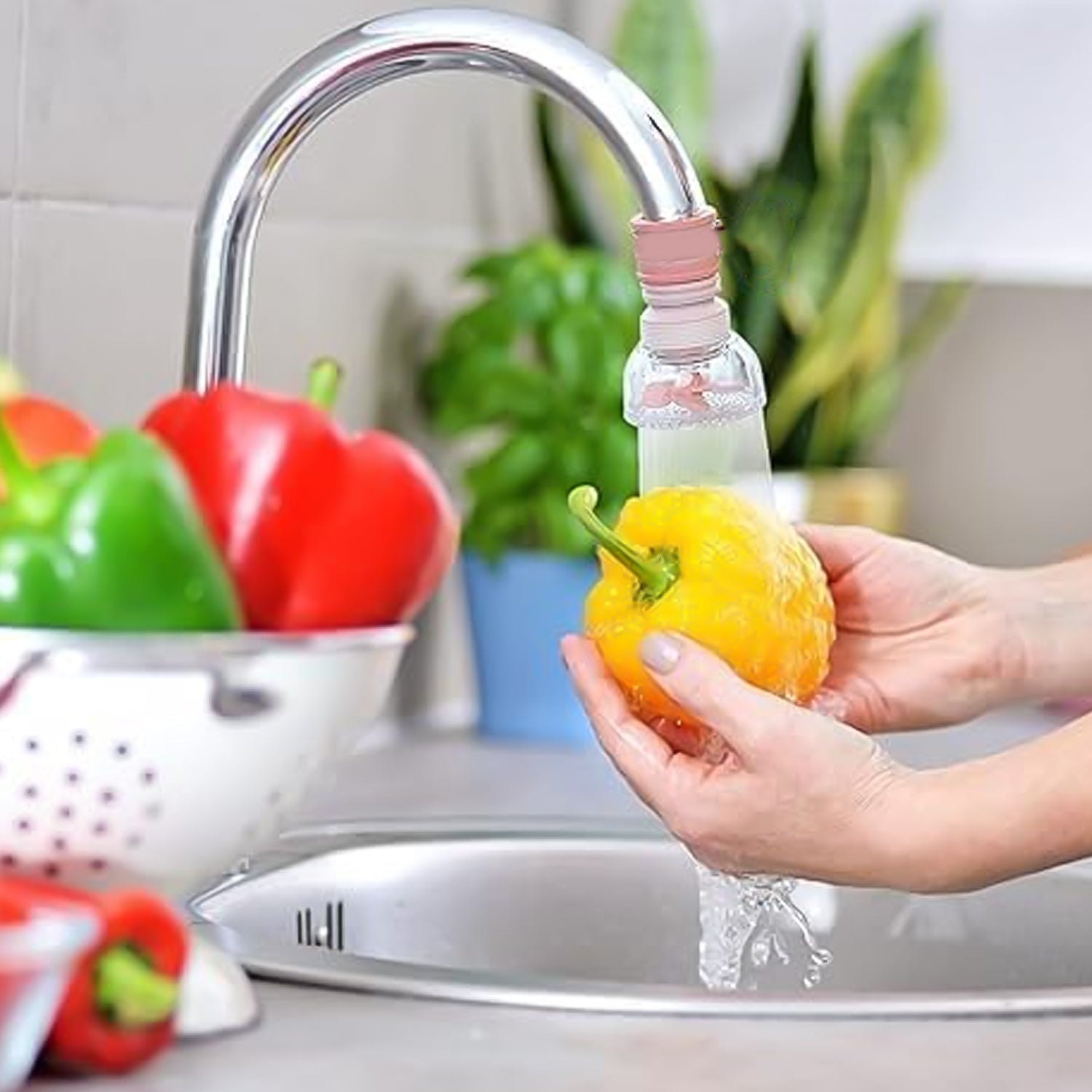 Flexible Plastic Faucet Extender (1 Pc) Wukusy