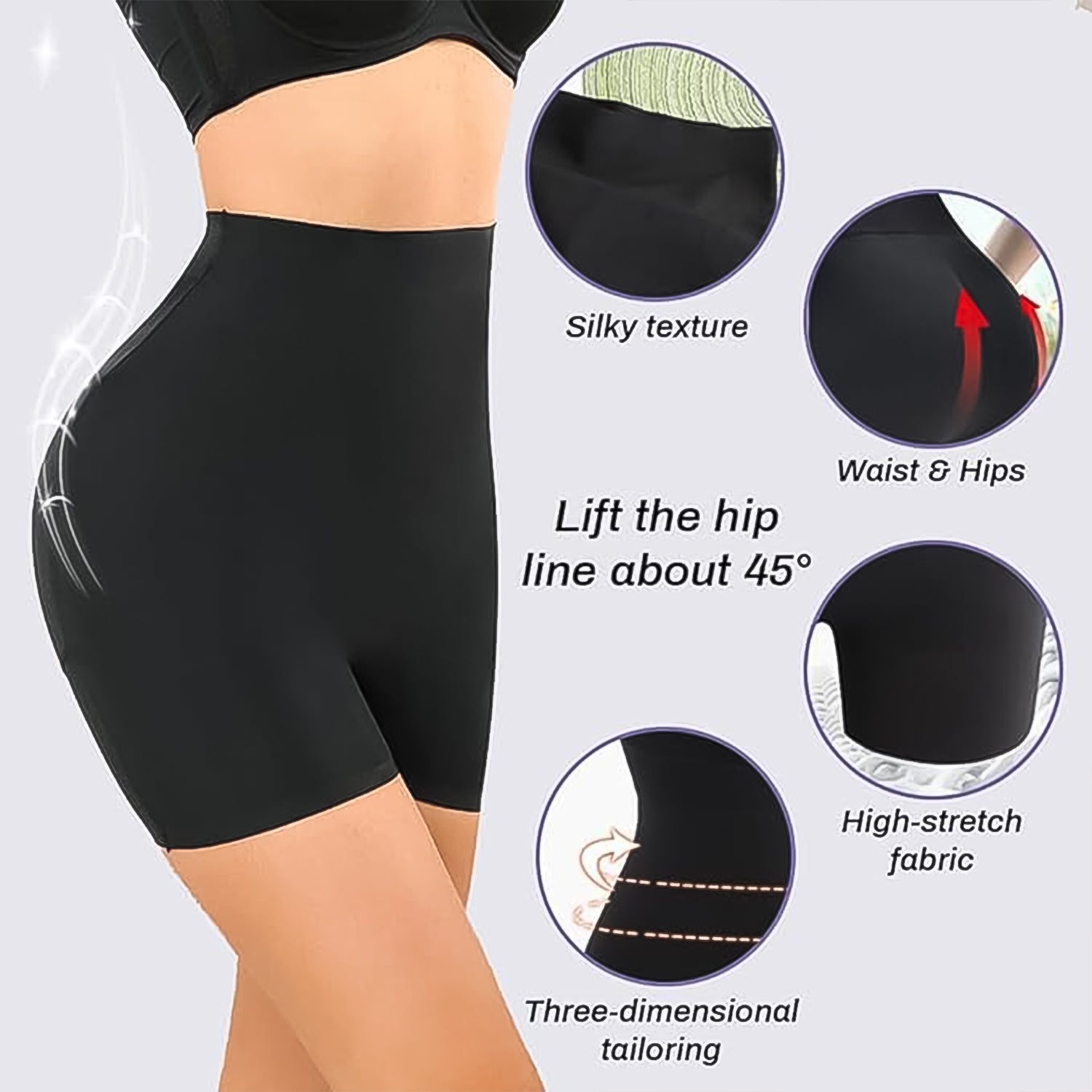 Womens Butt Lifter Padded Underwear Hip Pads Body Shaper Control Knickers Hip Pad (1 Pc  Large) Wukusy