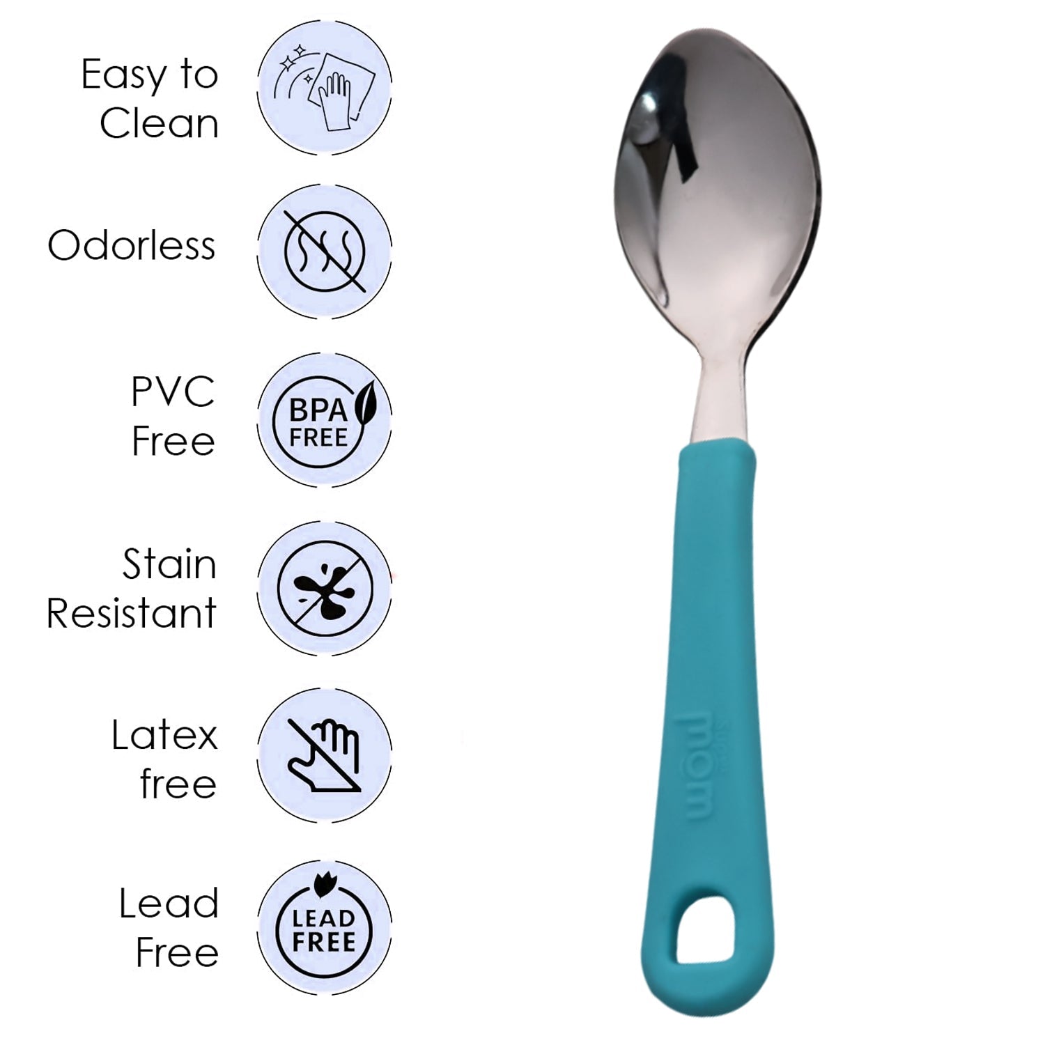 Supermom Stainless Steel Tea Spoon (6 Pc Set) Wukusy