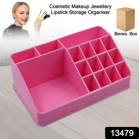 Makeup Organiser Cosmetic Makeup Lipstick Storage Box With Drawer Plastic Case Holder Skin Care Products (1 Pc) Wukusy