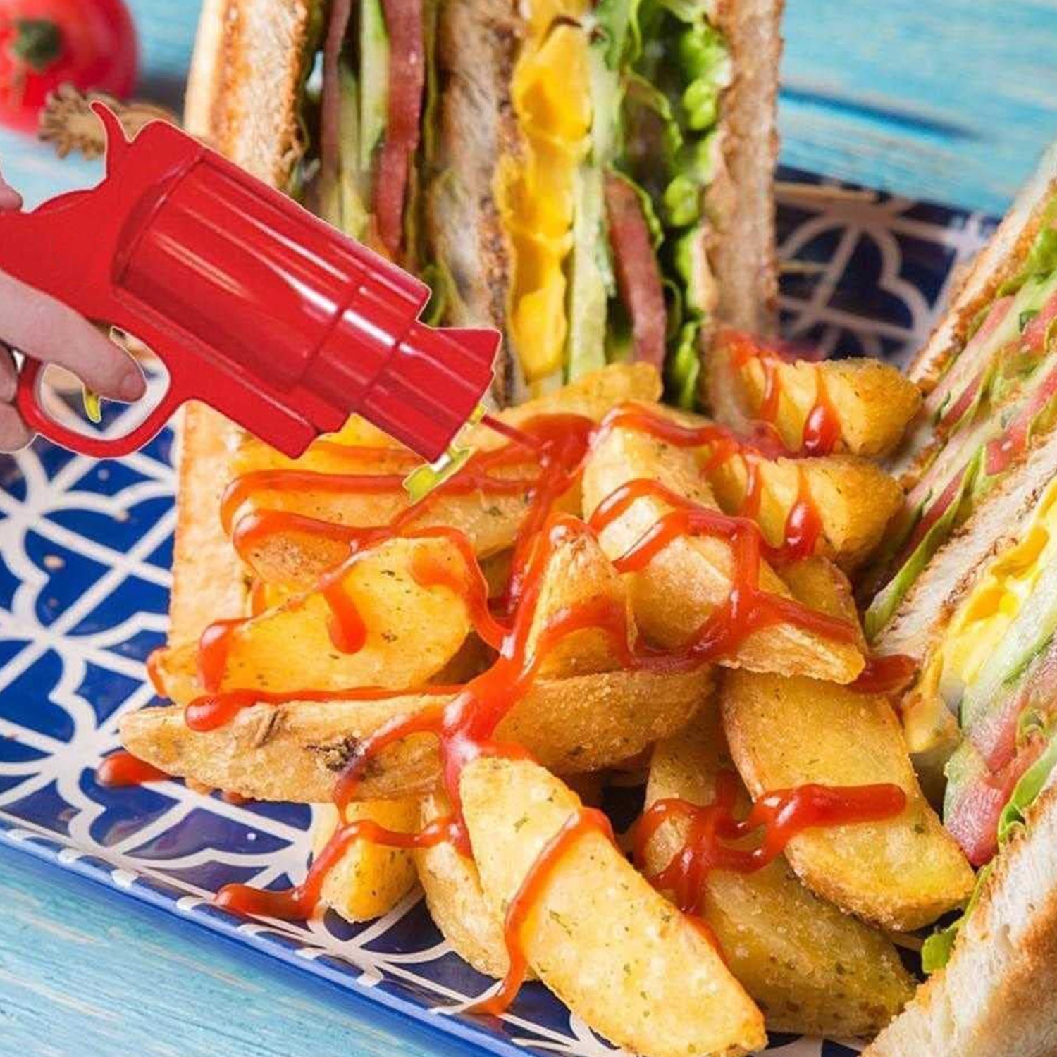 Ketchup Dispenser Mustard Bottle Gun (1 Pc) Wukusy