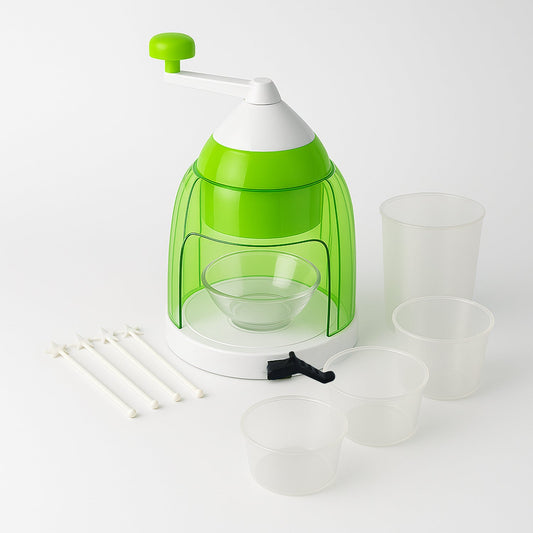 Manual Ice Crusher  Snow Cone Maker With Hand Crank