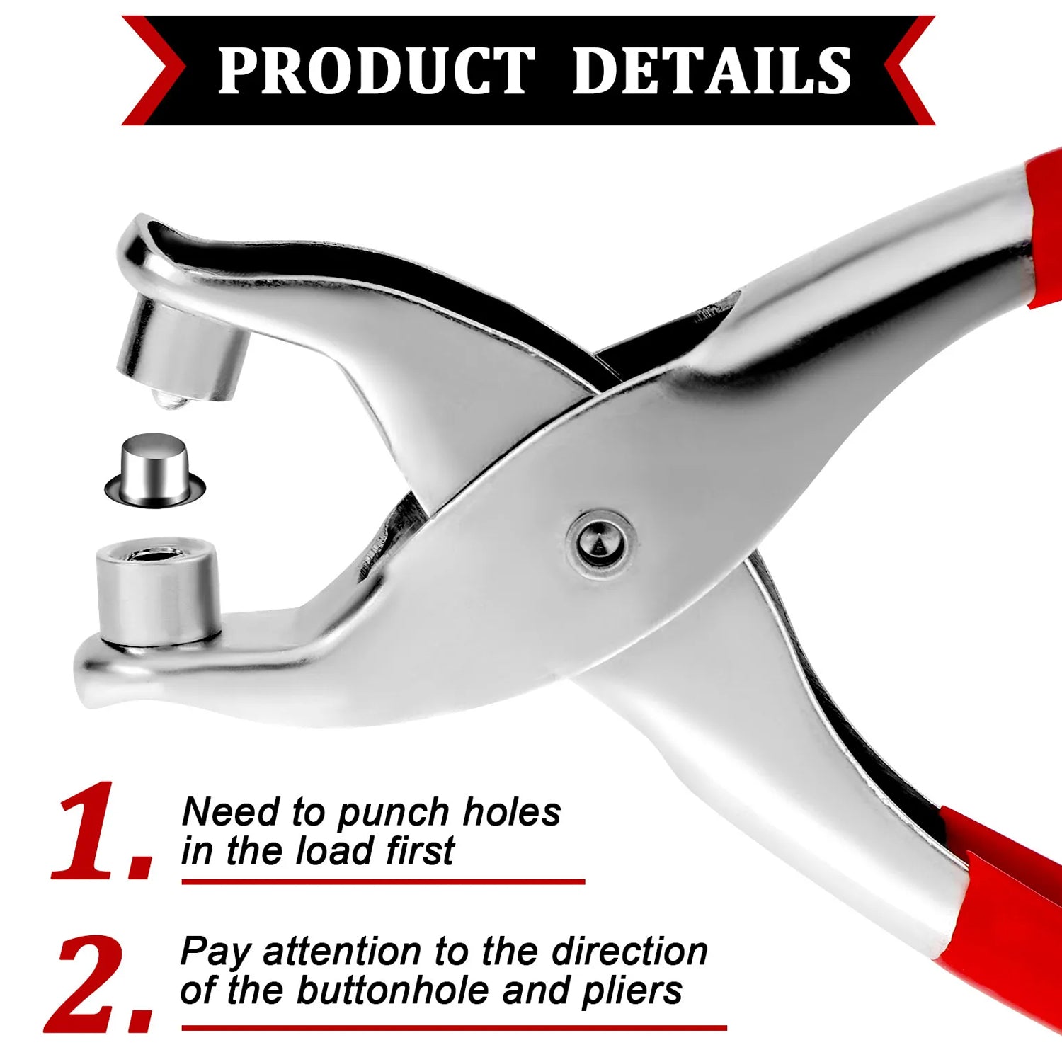 1593 Grommet Setting Tool With 25 Pcs Gold Eyelets Grommets Steel Hole Punch Setter Kit For Leather Canvas All Fabrics Men And Women Clothes Shoes Belts Bags Crafts Wukusy