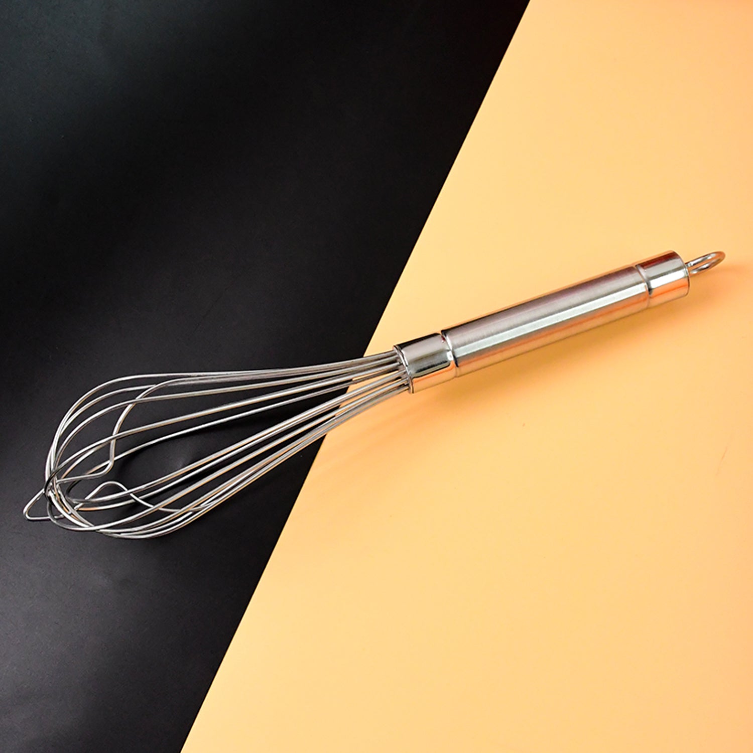 Apex Stainless Steel Large Hand Whisk (1 Pc) Wukusy