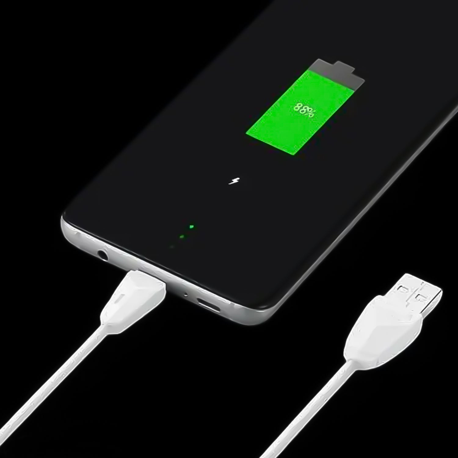 2a Fast Charging For Android Micro Cable (1000 Mm) Wukusy