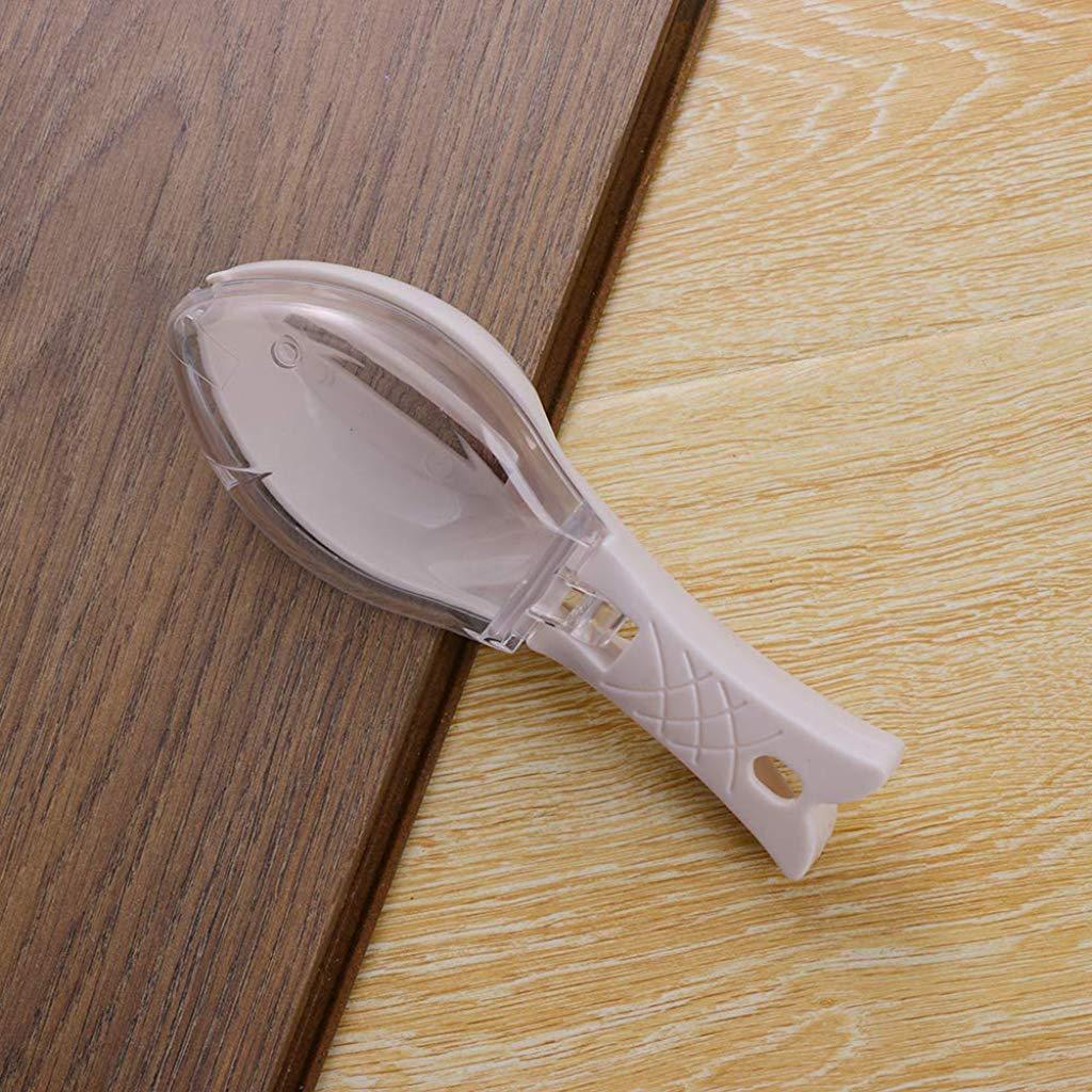 2195 Fish Scale Scraper Skin Peeler Fish Tools Kitchen Gadget Wukusy